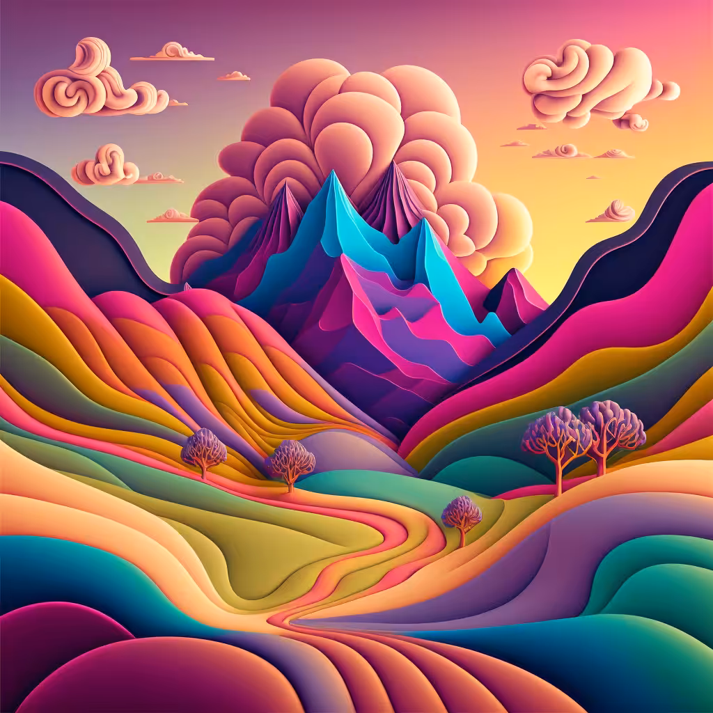 Psychedelic Landscape #72
