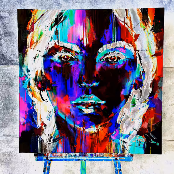 Woman on Canvas #02