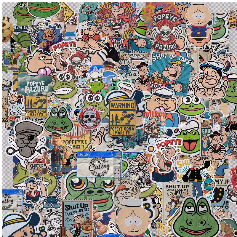 Sticker addict: PEPEYE #30