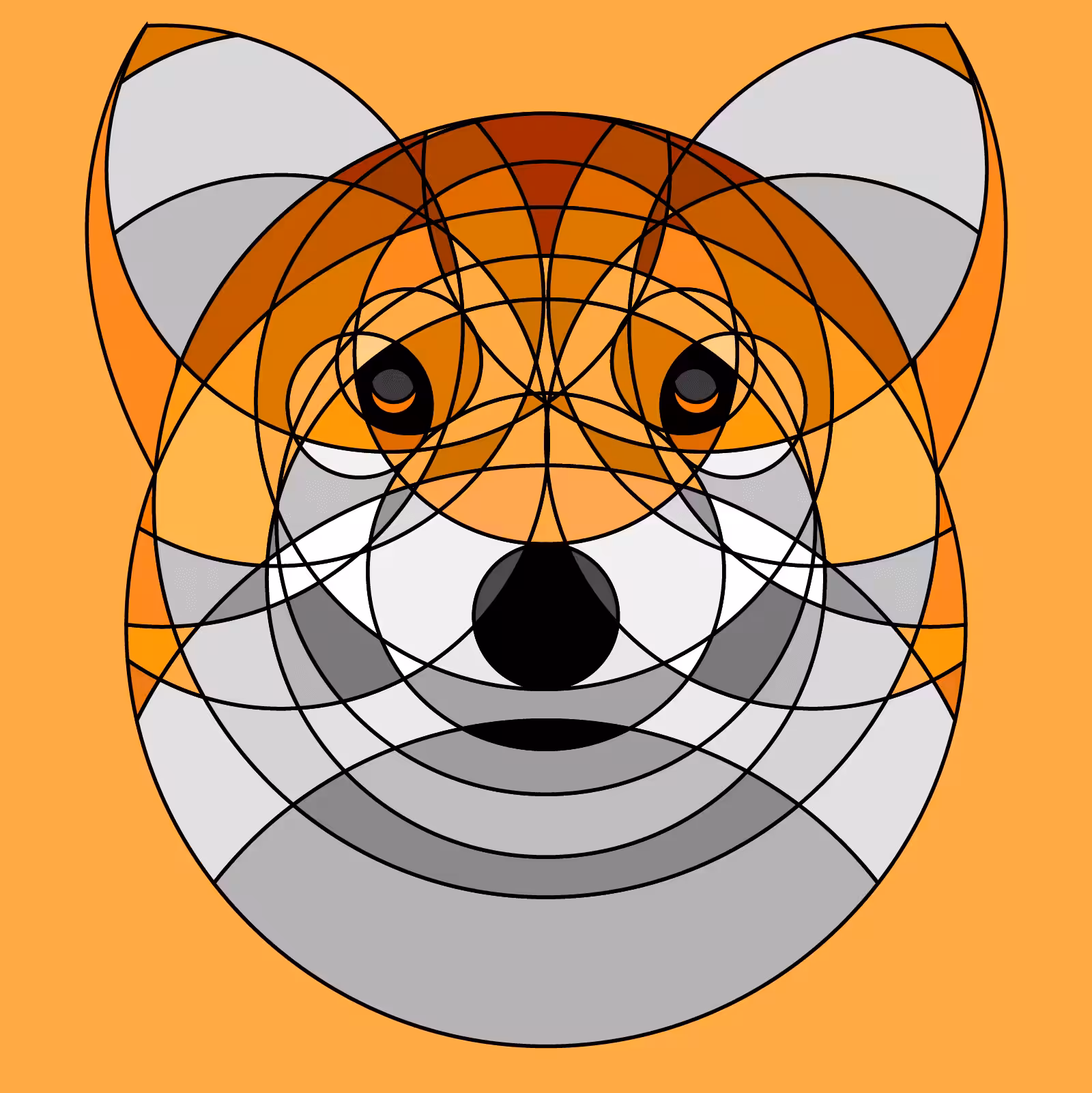 Animal Circle Illustration #005