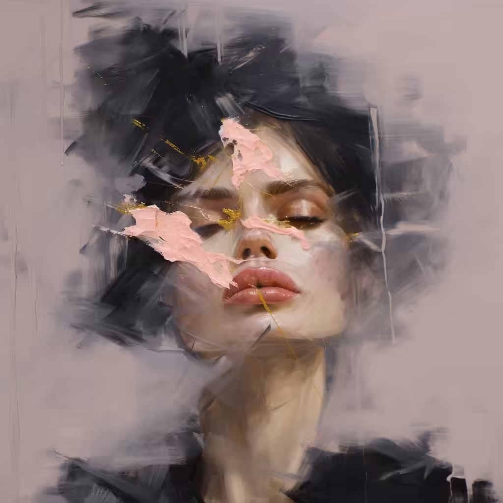 Drowning in the symphony of feeling.