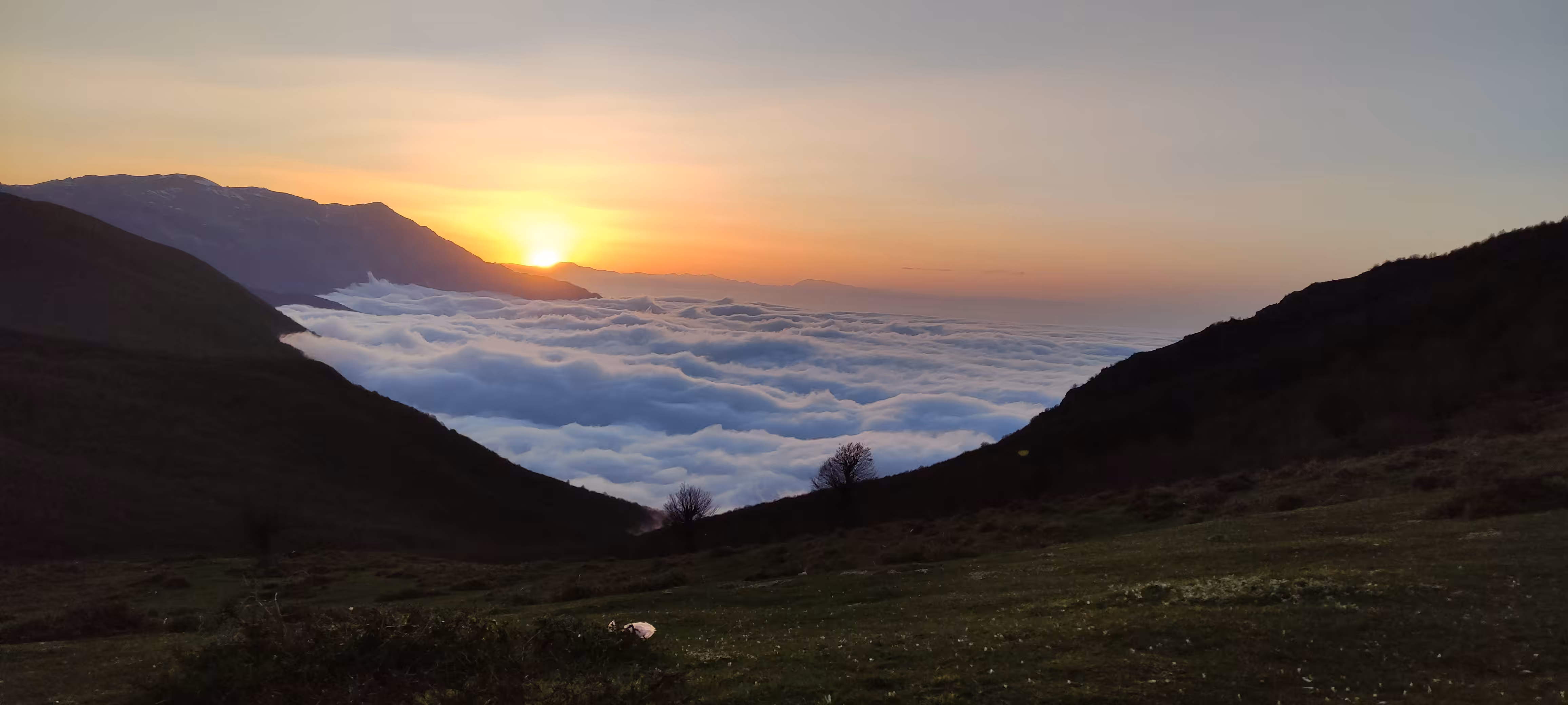 above the clouds