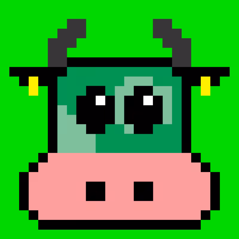 pixel cow #24