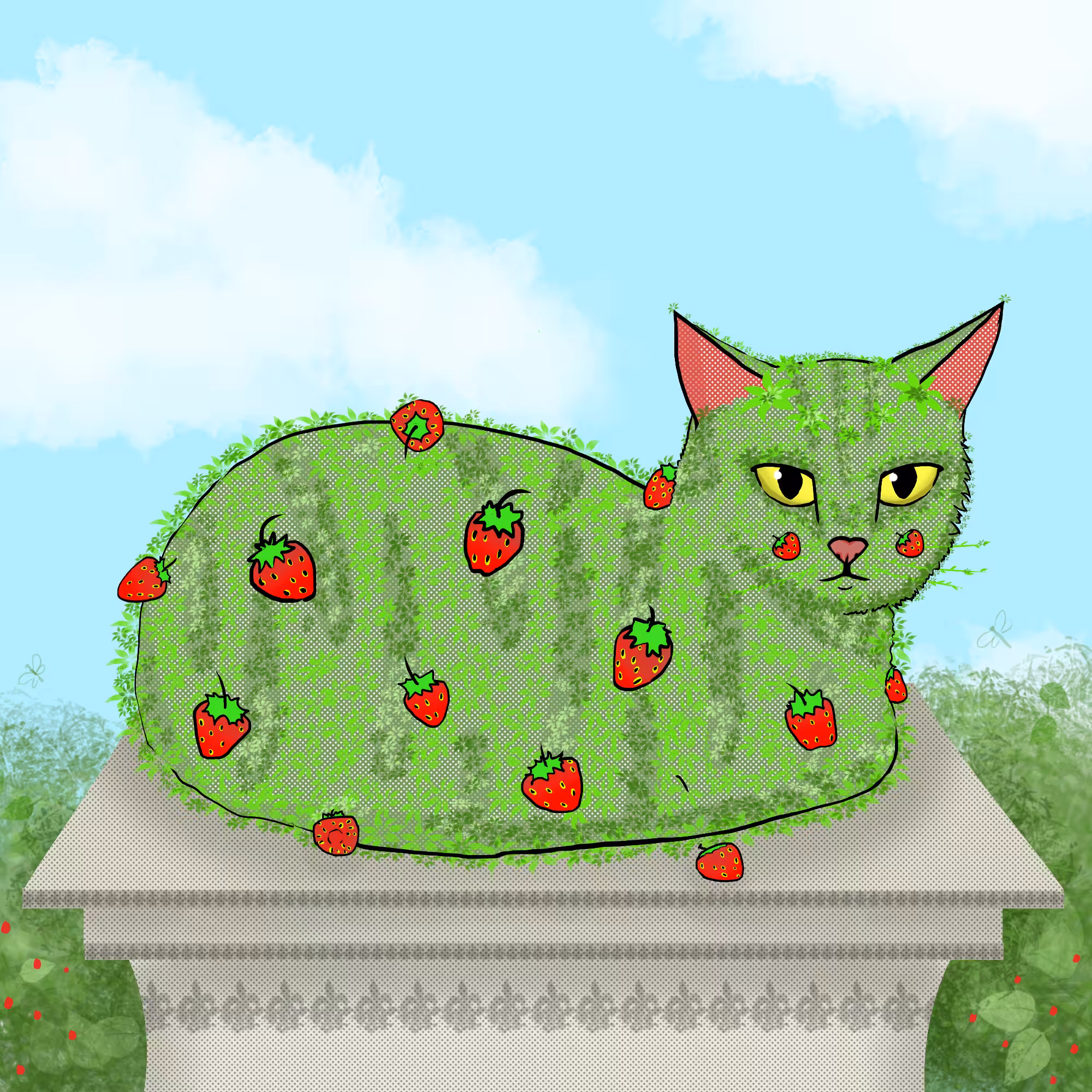 Green Strawberry Loaf