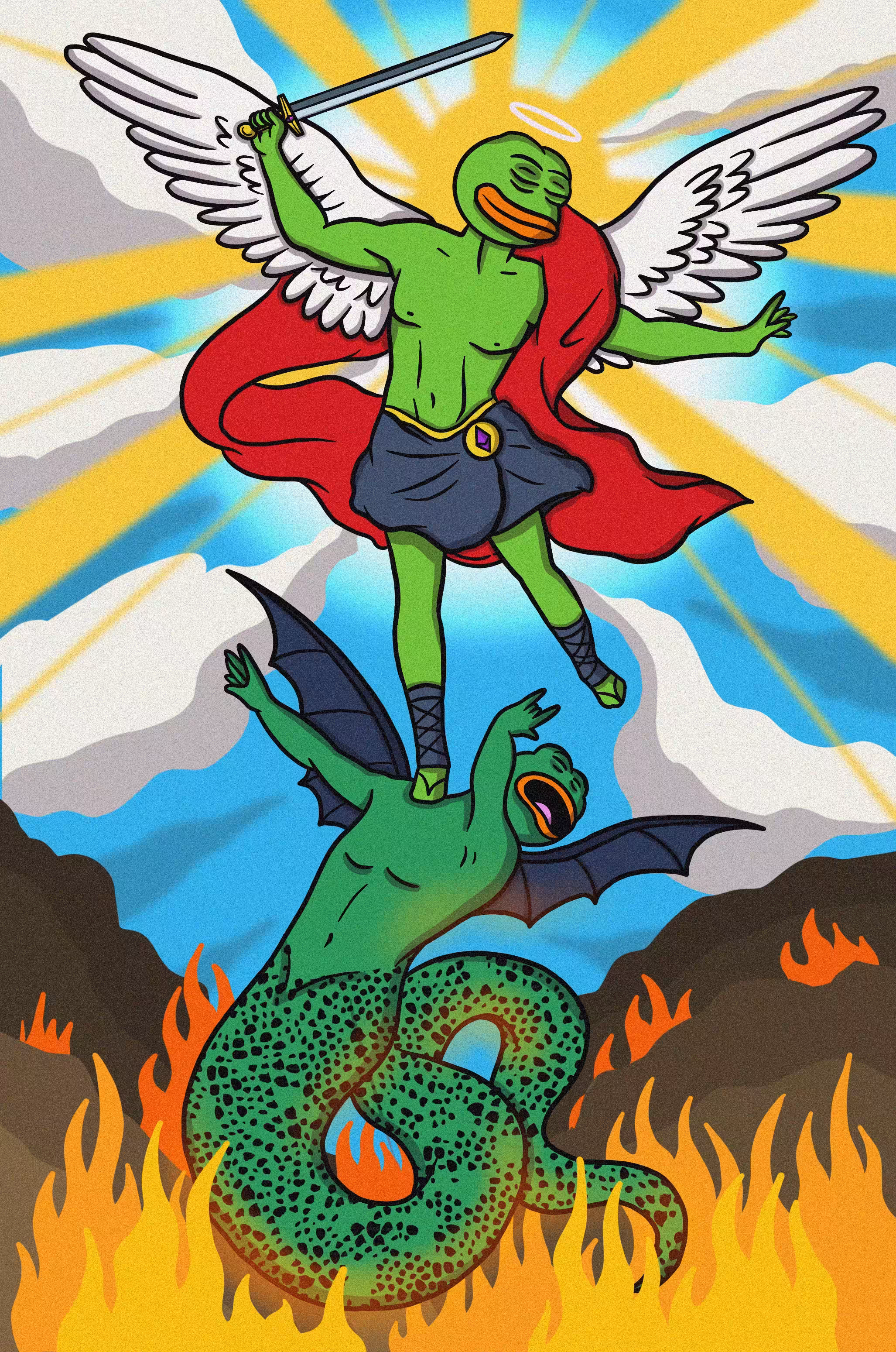 ST.PEPE THE ARCHANGEL 🐸😇