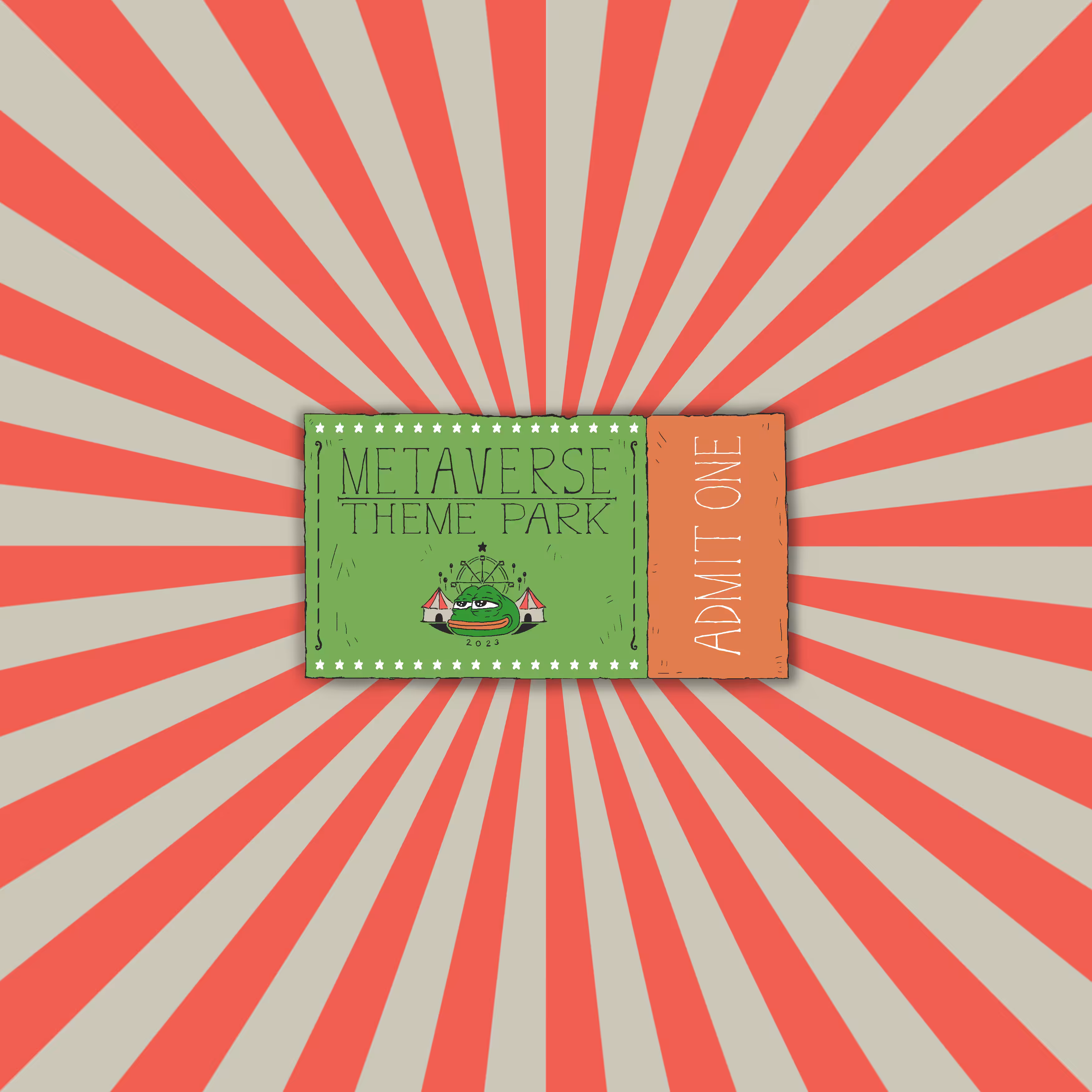Ticket of Metaverse Theme Park