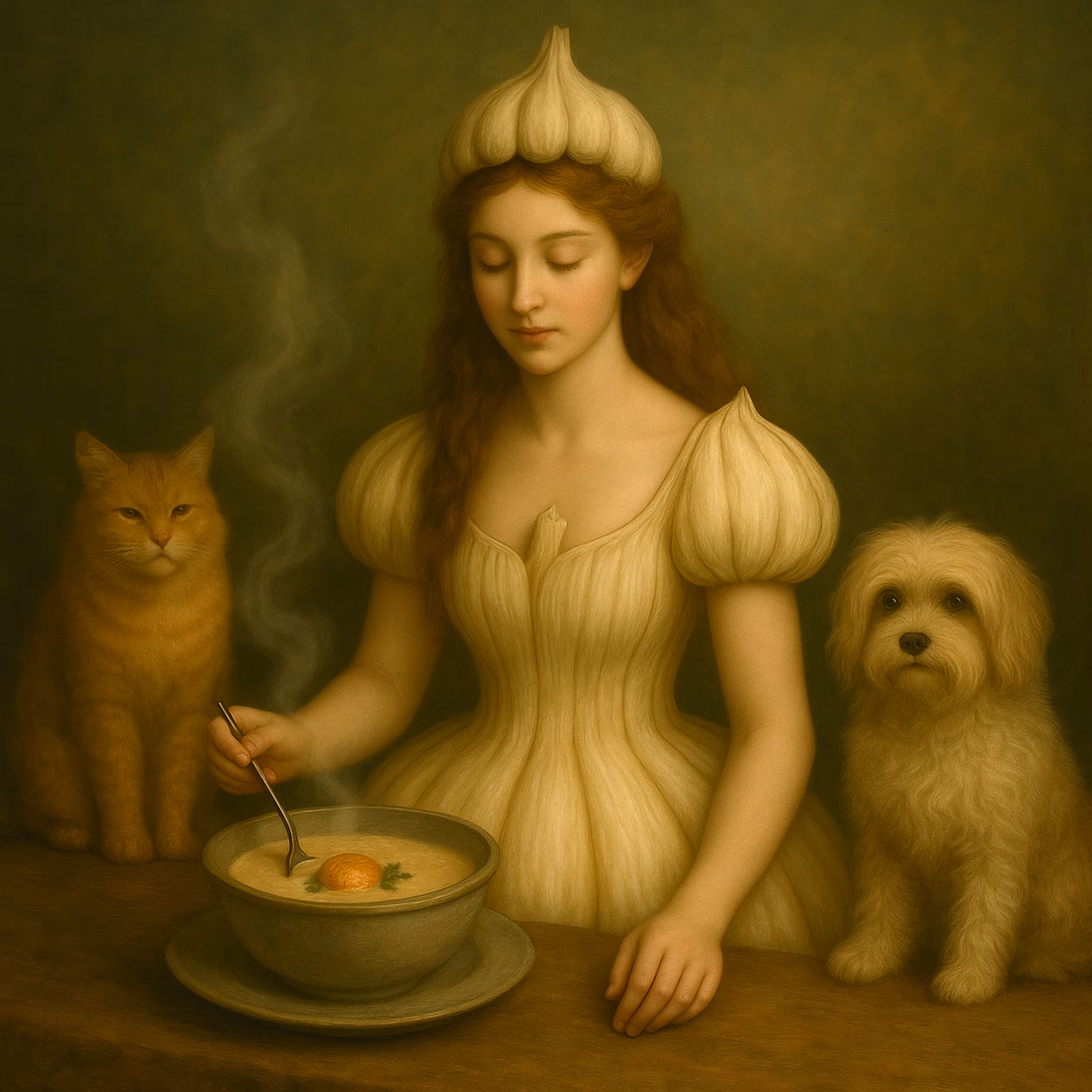 🧄 "The Garlic Princess and the Soup of Silence"