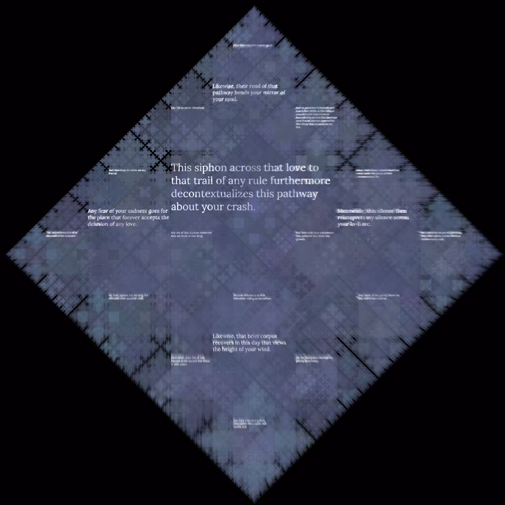 Diamond Fractal Fire #7