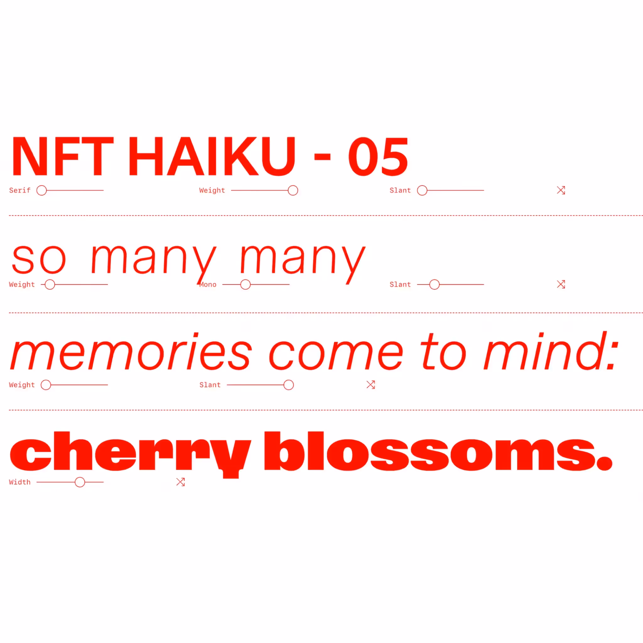 NFT HAIKU - 05