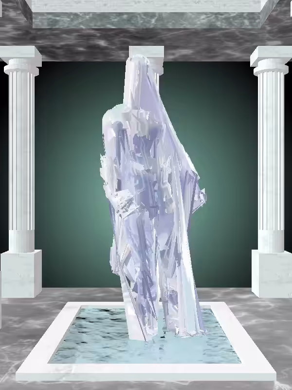 HeavenComputer: The Drunk Melted Blue Man #2589