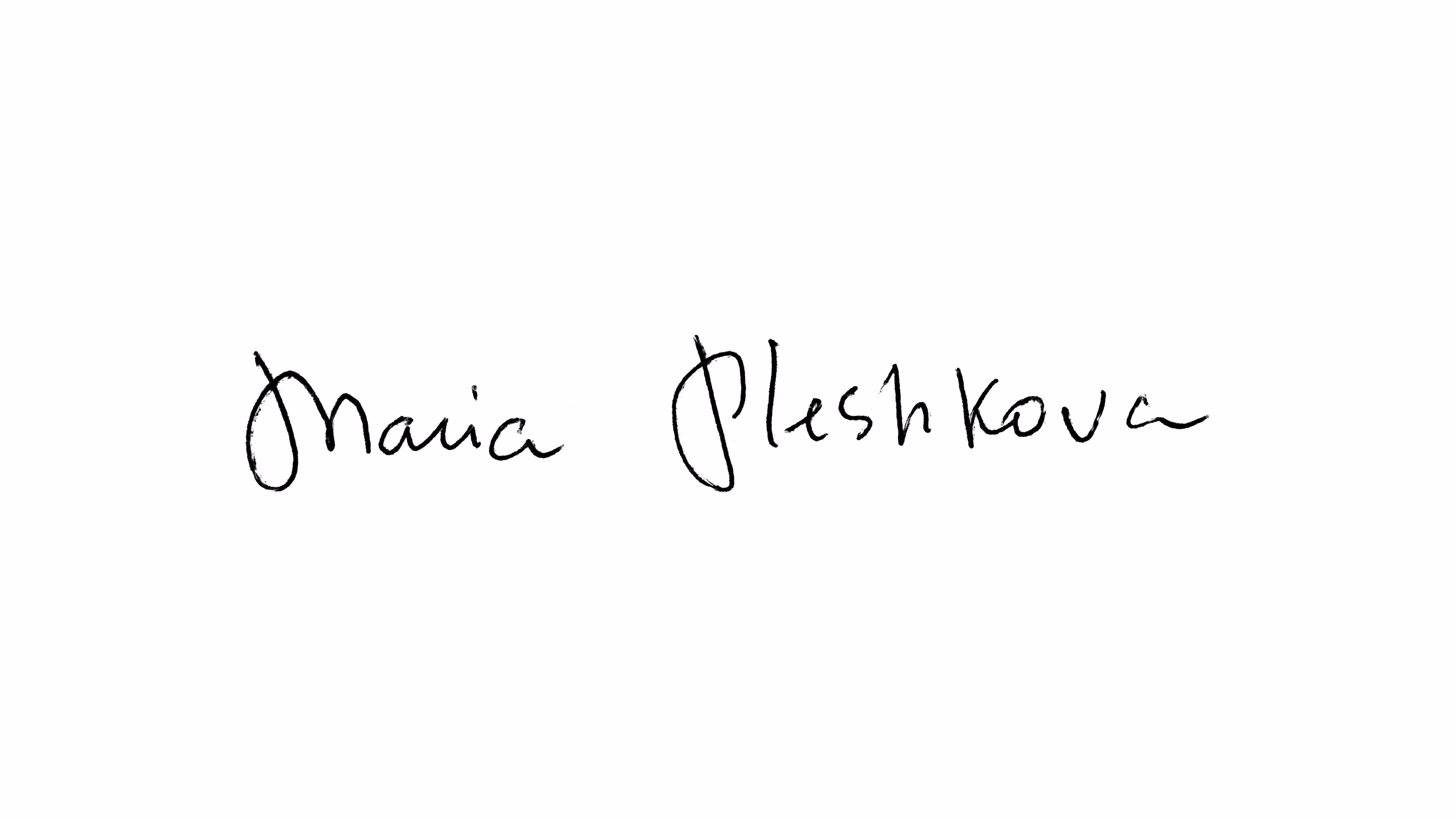 Maria Pleshkova (Unsigned)