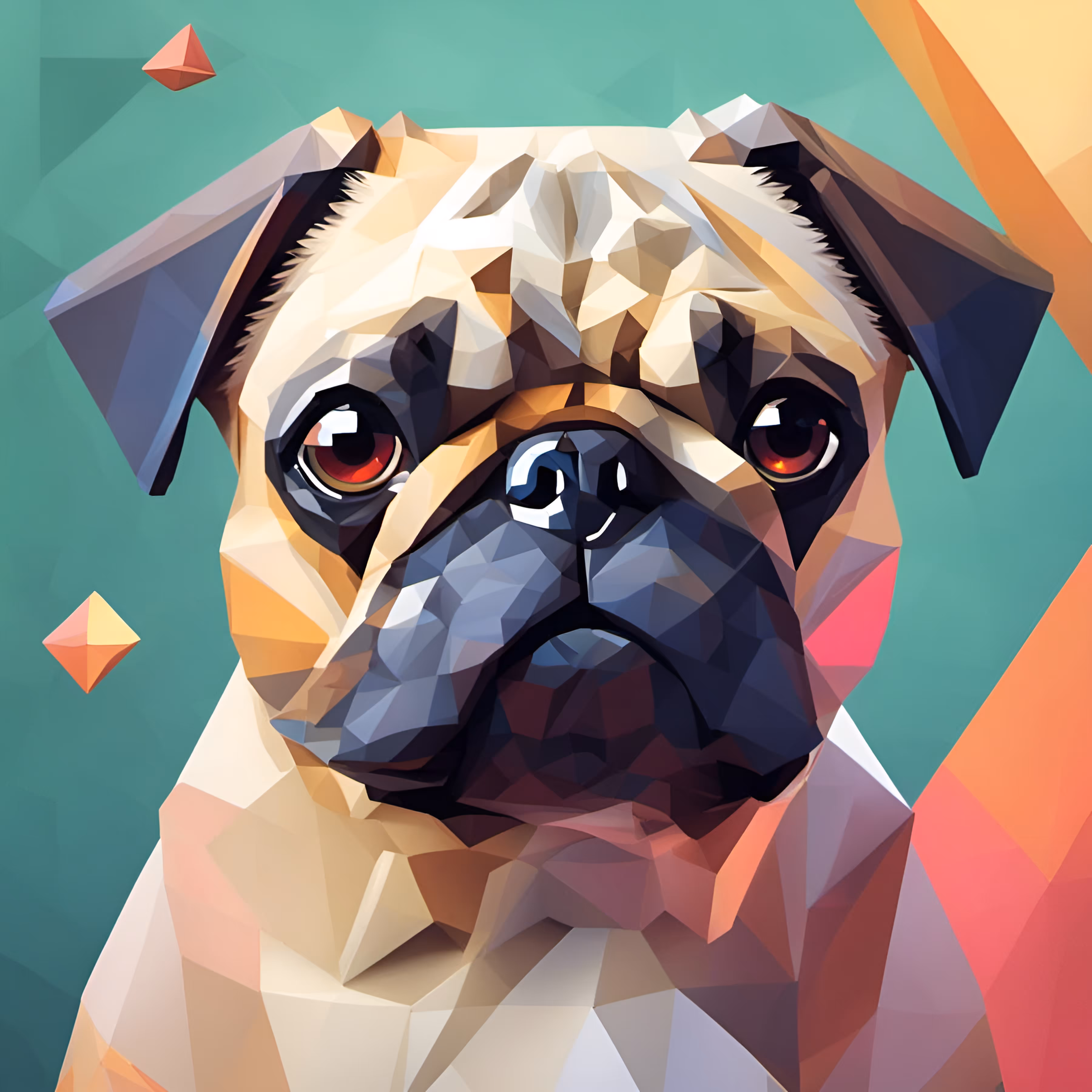 Lowpoly Pug #9