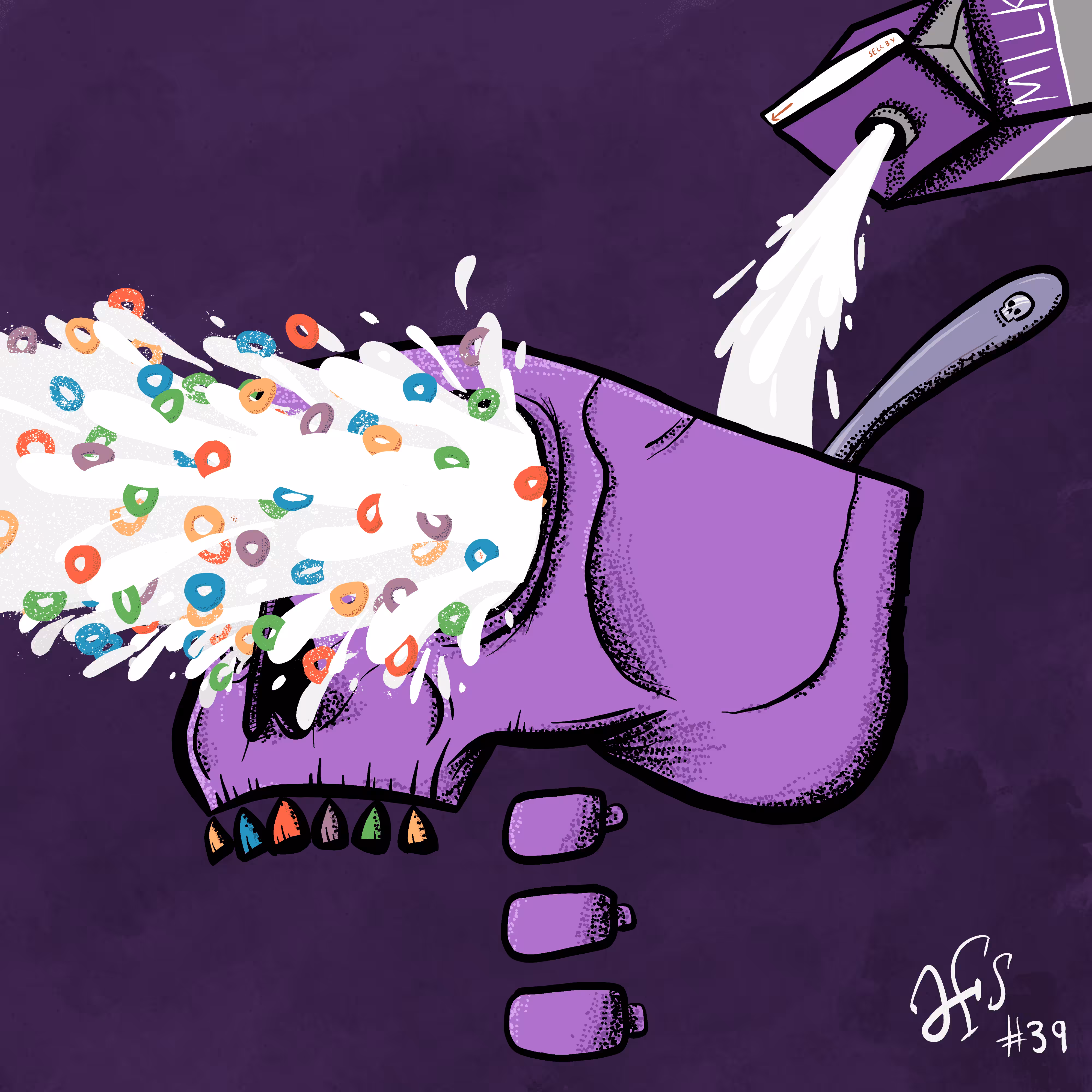 Almost Fancy Skull #39