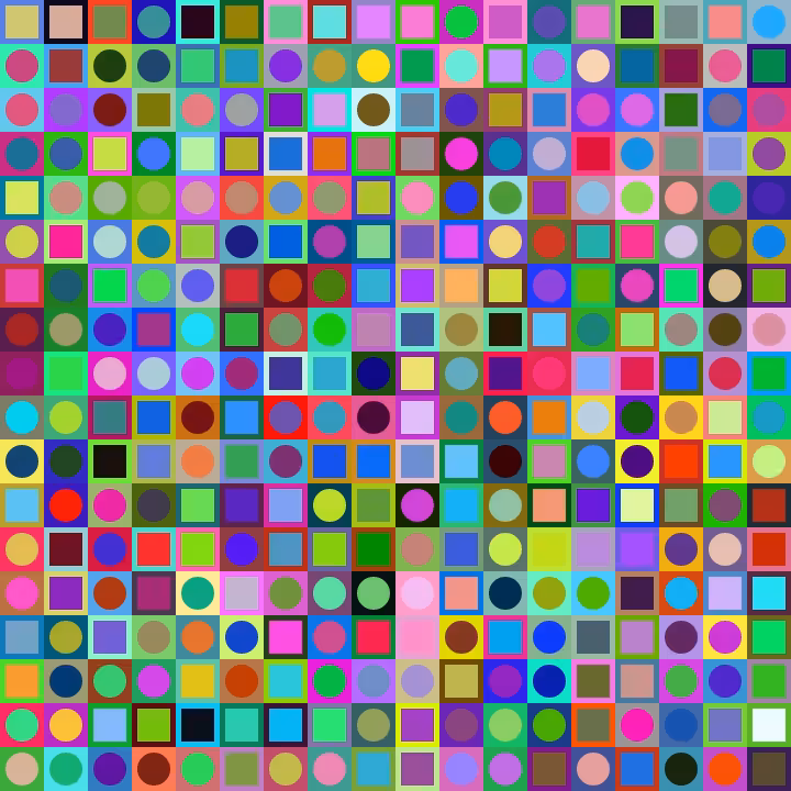 Square Dot Composition #23