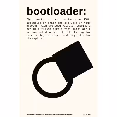 bootloader: selfie #210