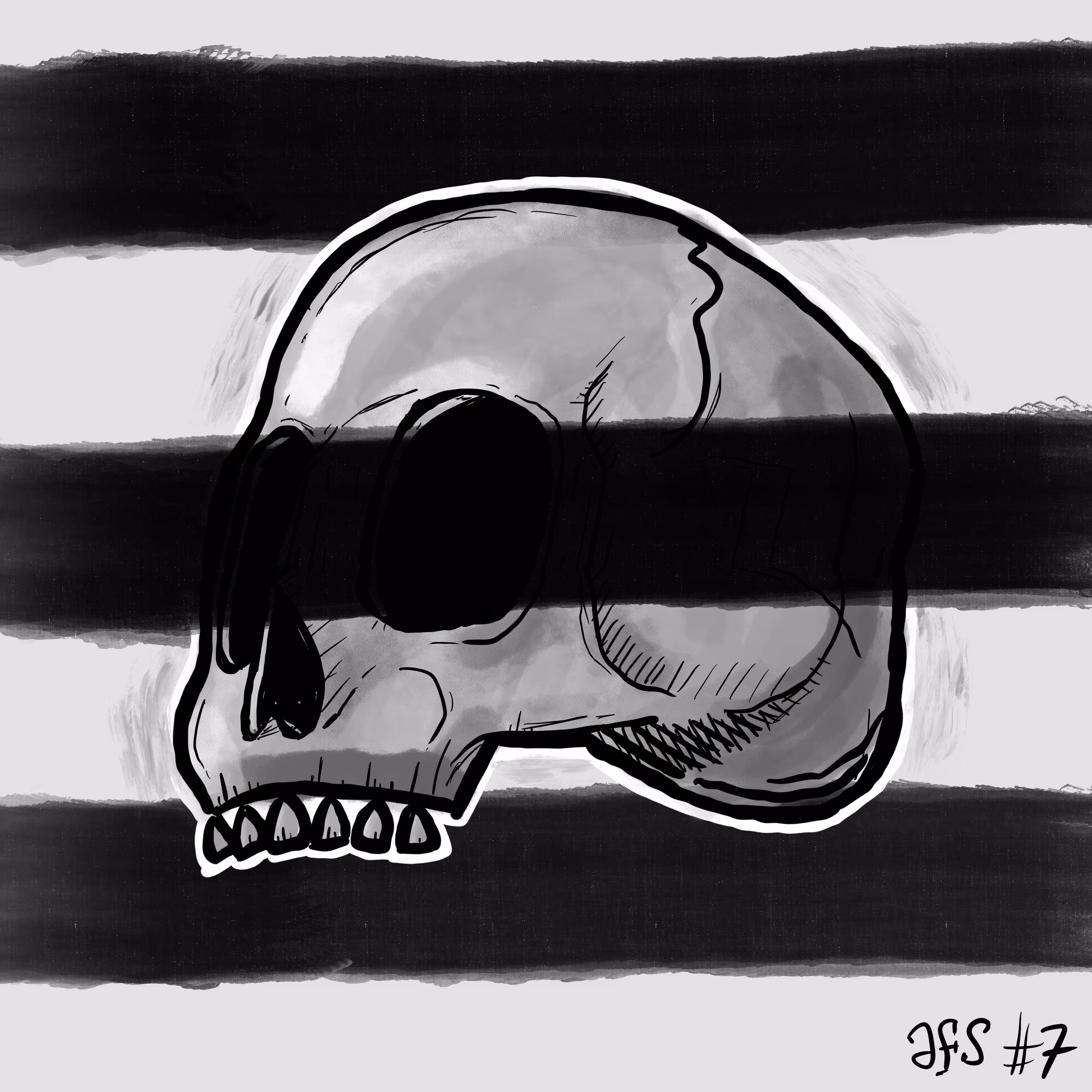 Almost Fancy Skull #7