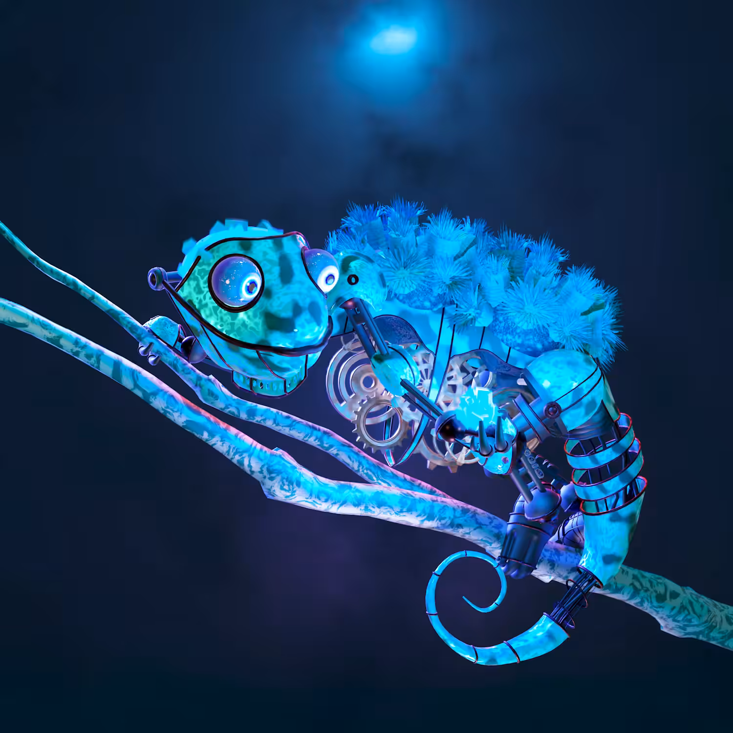 CHAMELIAN.NO.44 - Blue Volcano