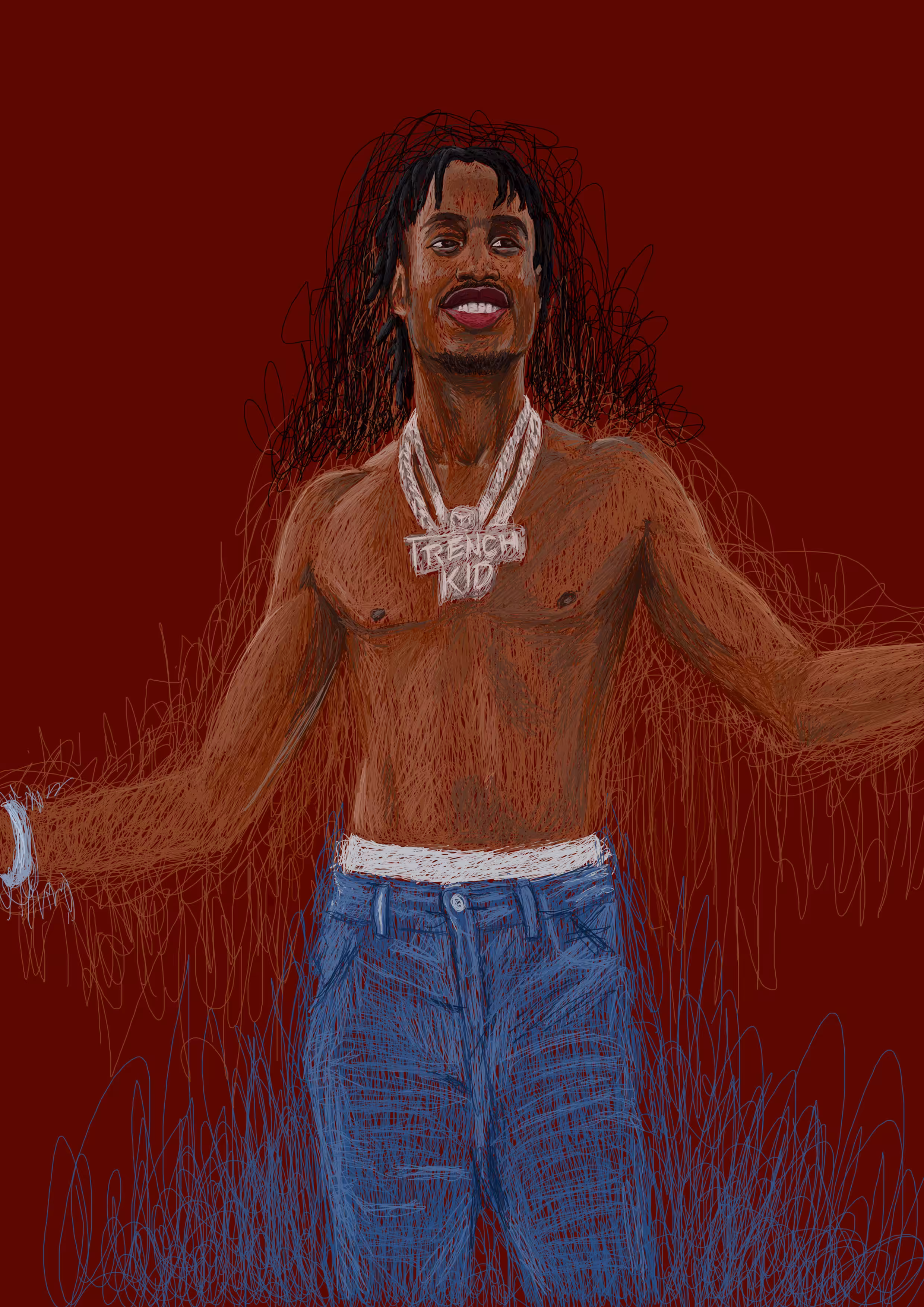 The magic of lines: Lil Tjay