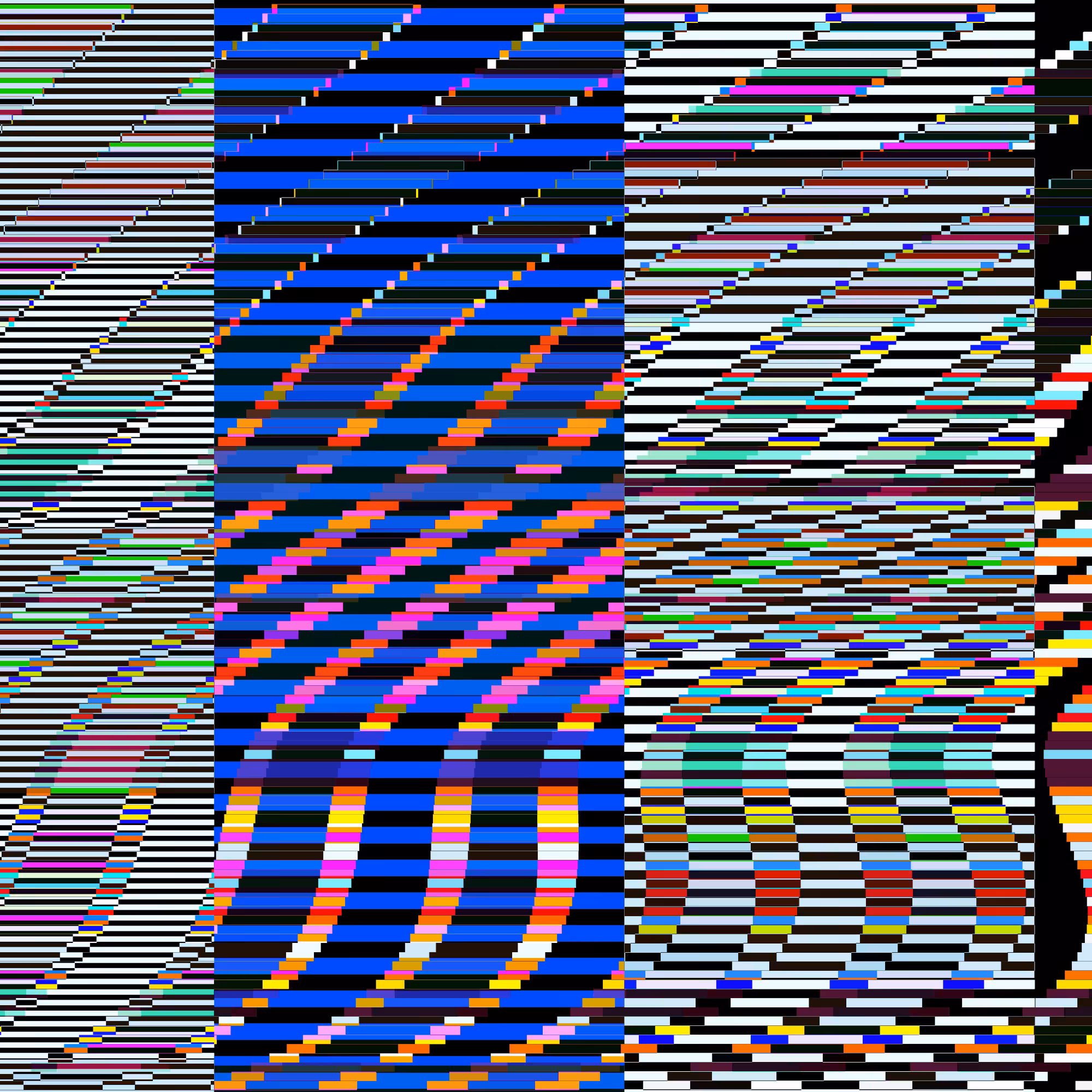 Glitchometry Stripes #63