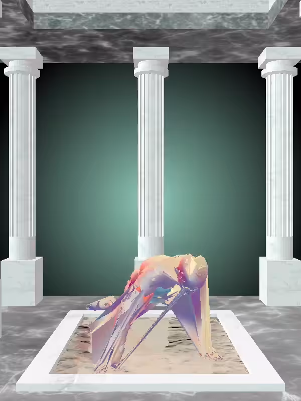 HeavenComputer: The Rising Multichrome Haze Woman #3195