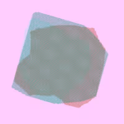 Moiré Mesh Paintings #4