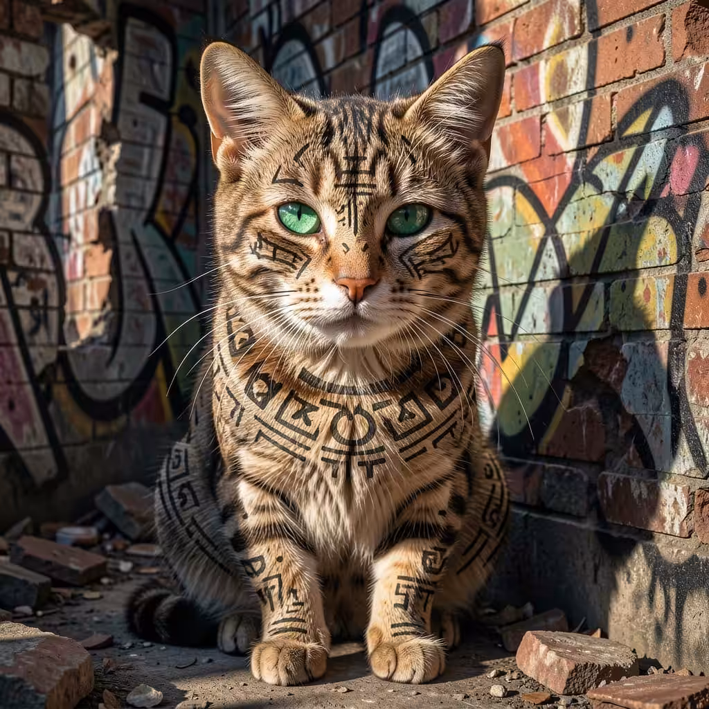 NightCafe Creations: Alley Cat 19