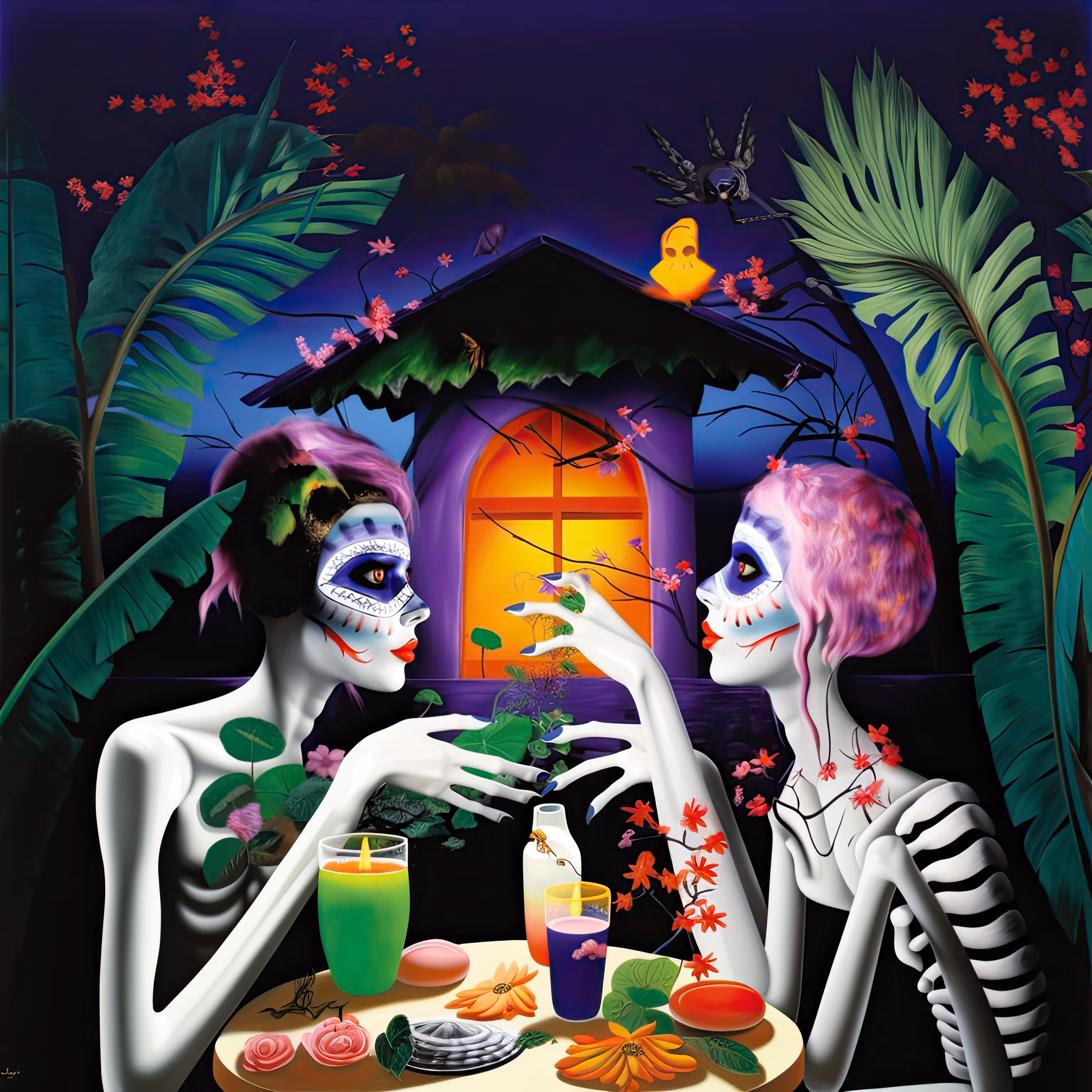 Girls' Night Out: Wildly-Gesticulating Conversations