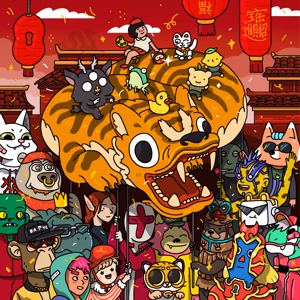 ilyakazakov: NFT Party. Chinese New Year