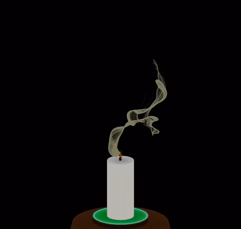 Candle in the Light Breeze #31