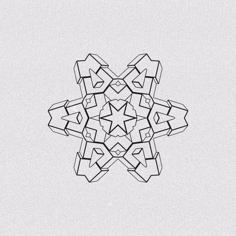 Monochrome Kaleido #9