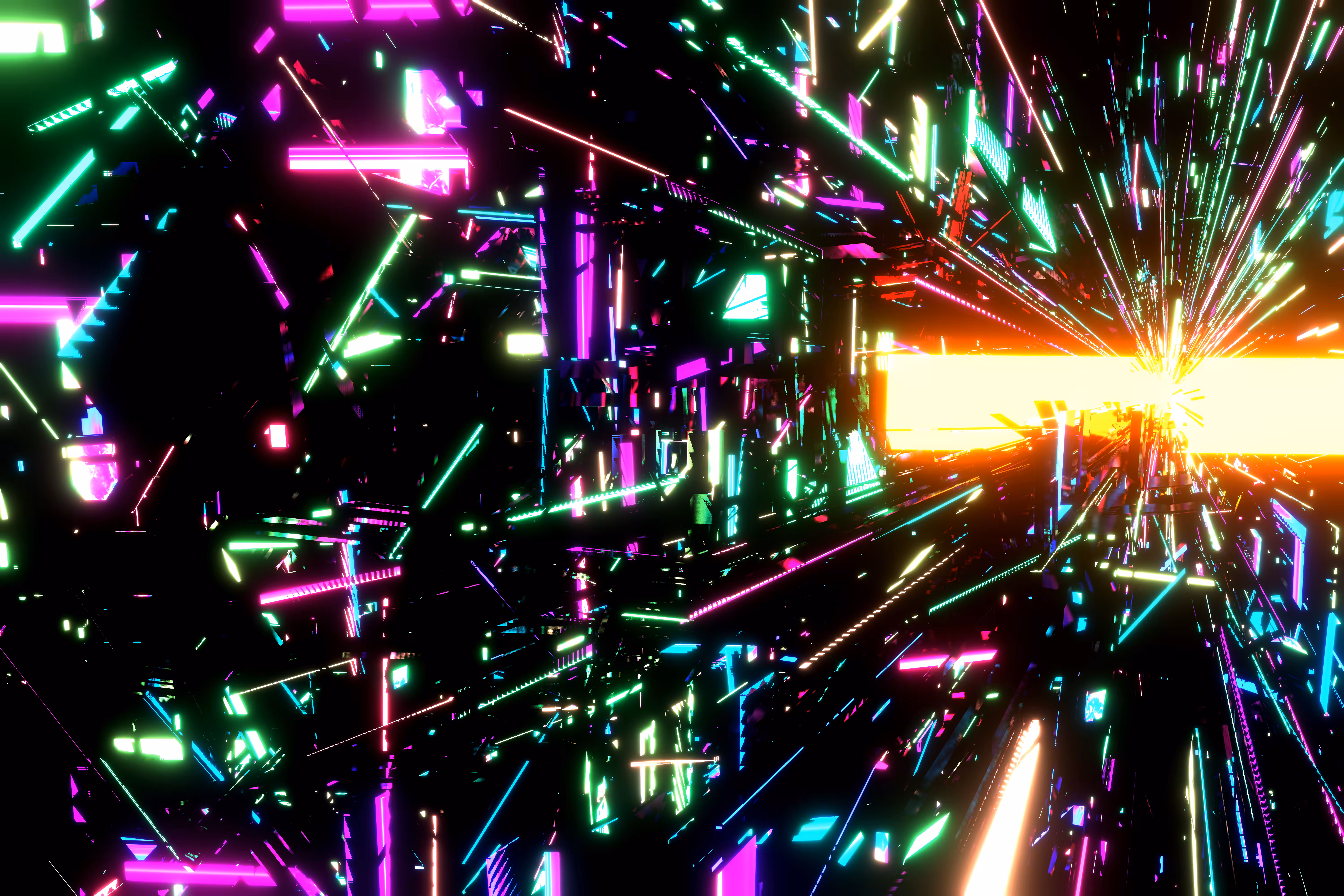 Sunrise in the void