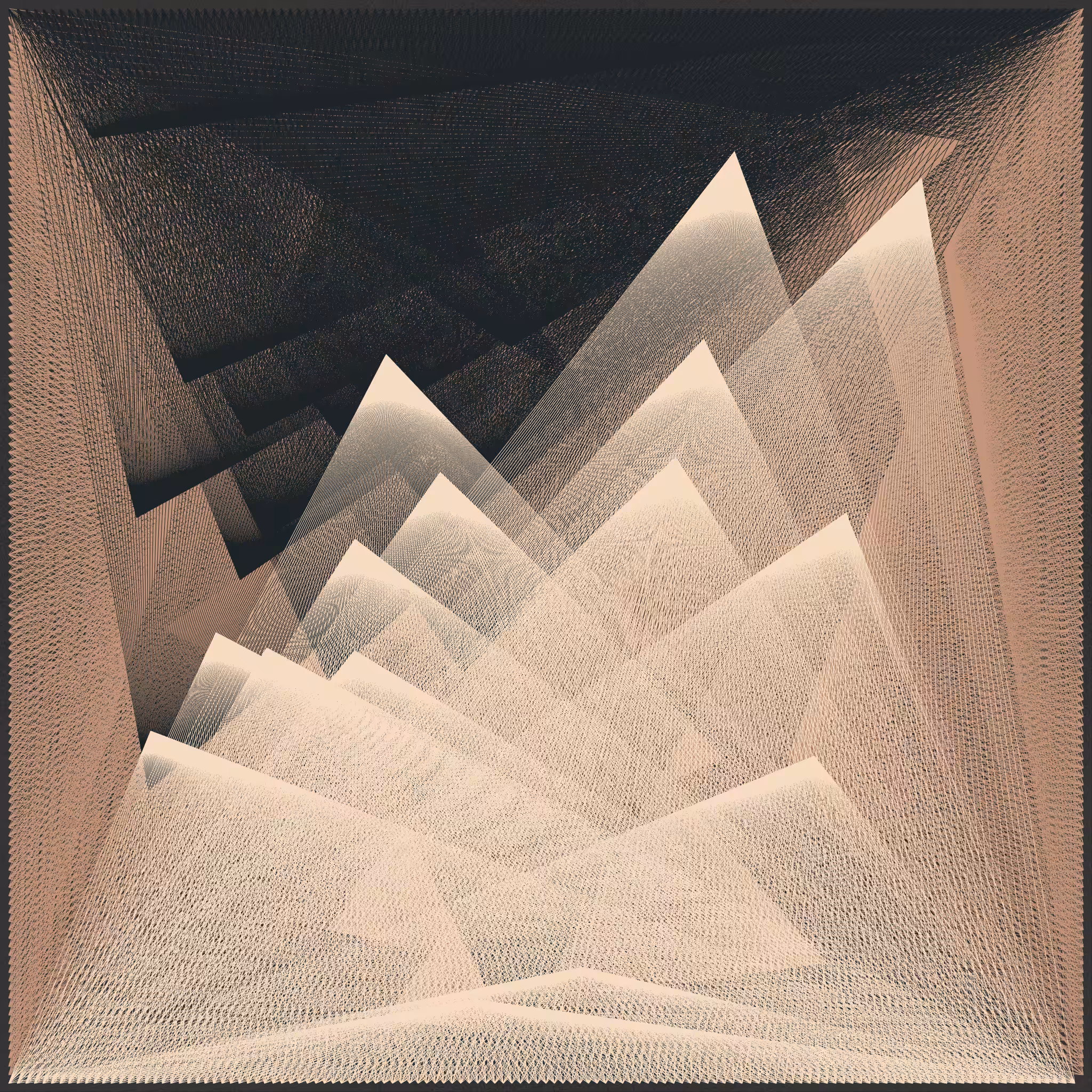 Threaded Peaks No. 4