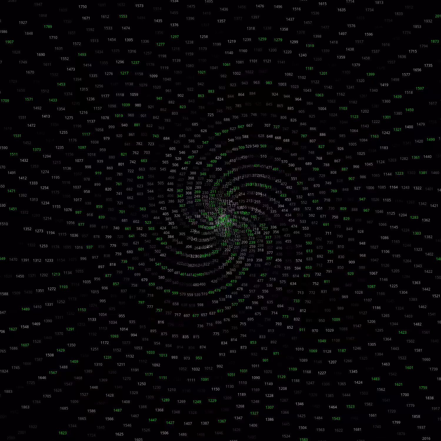 Polar Plot of Numbers #368