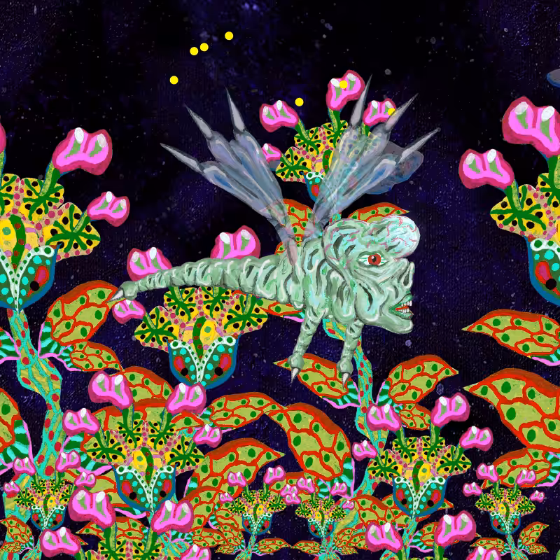 Fireflies and Flower Gardens #142