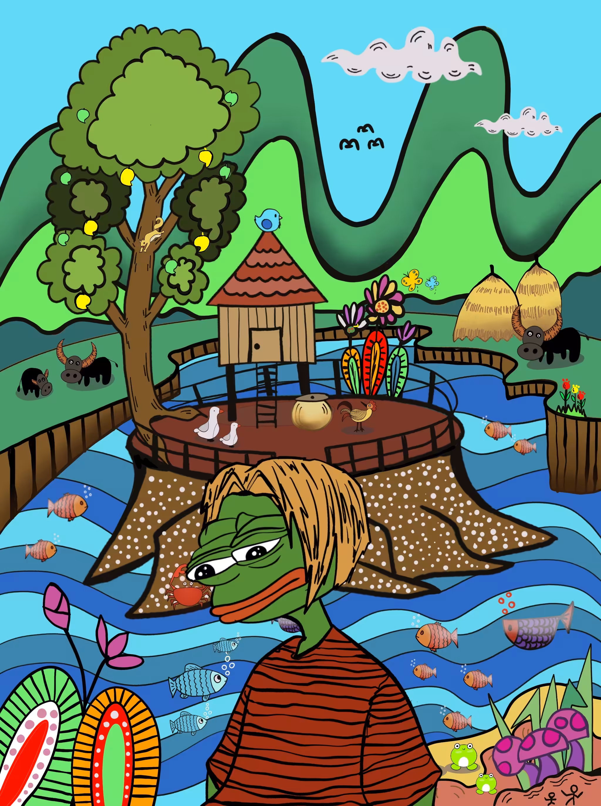 rural frog #01
