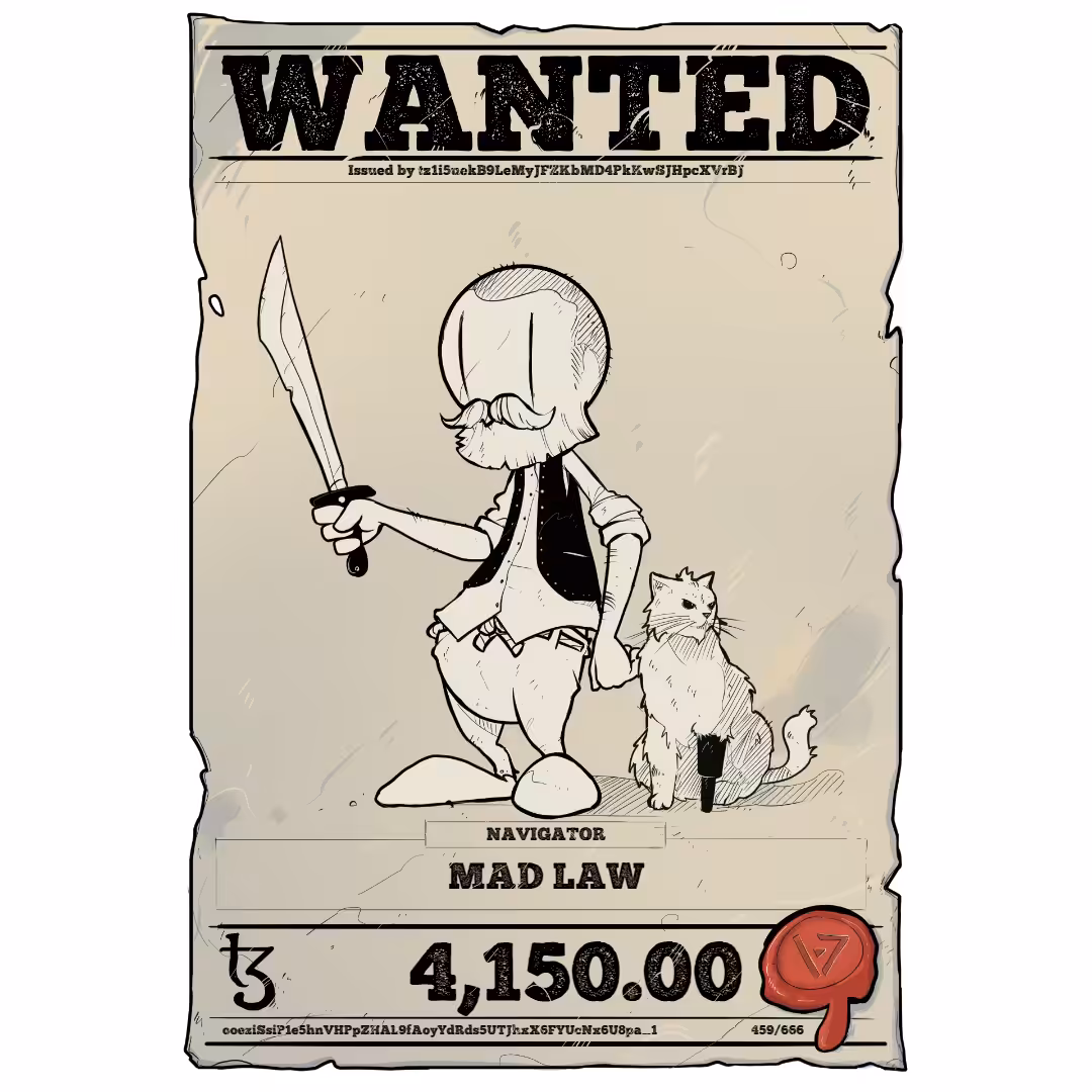 MAD LAW | TEZOS PIRATE 459/666