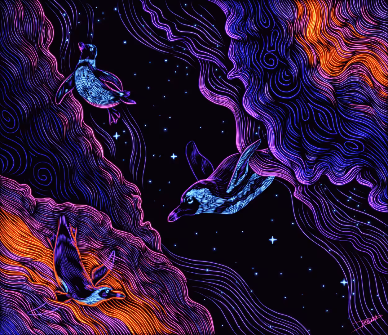 Penguins of the Cosmos