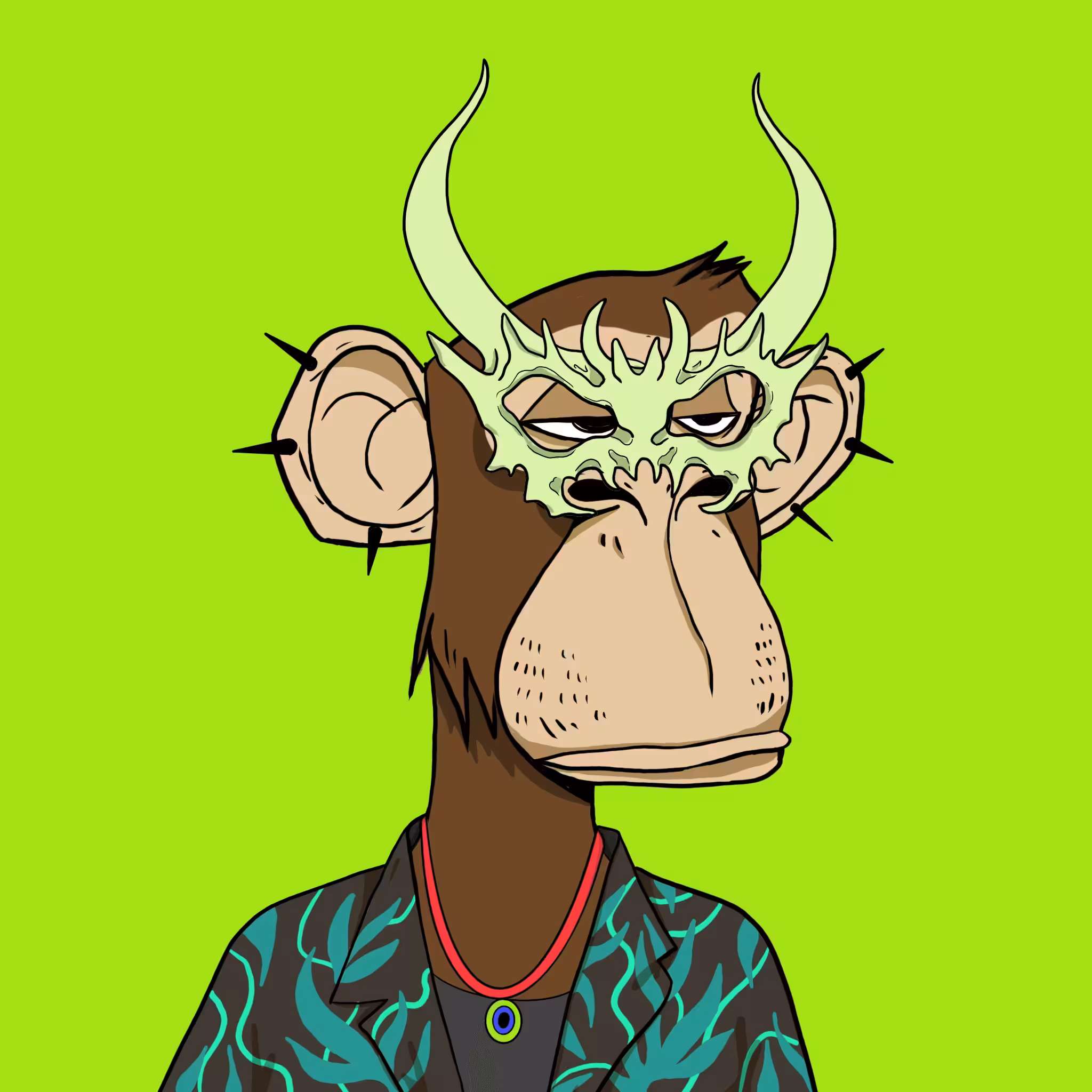 Lime Punk Bad Kid Bored Ape