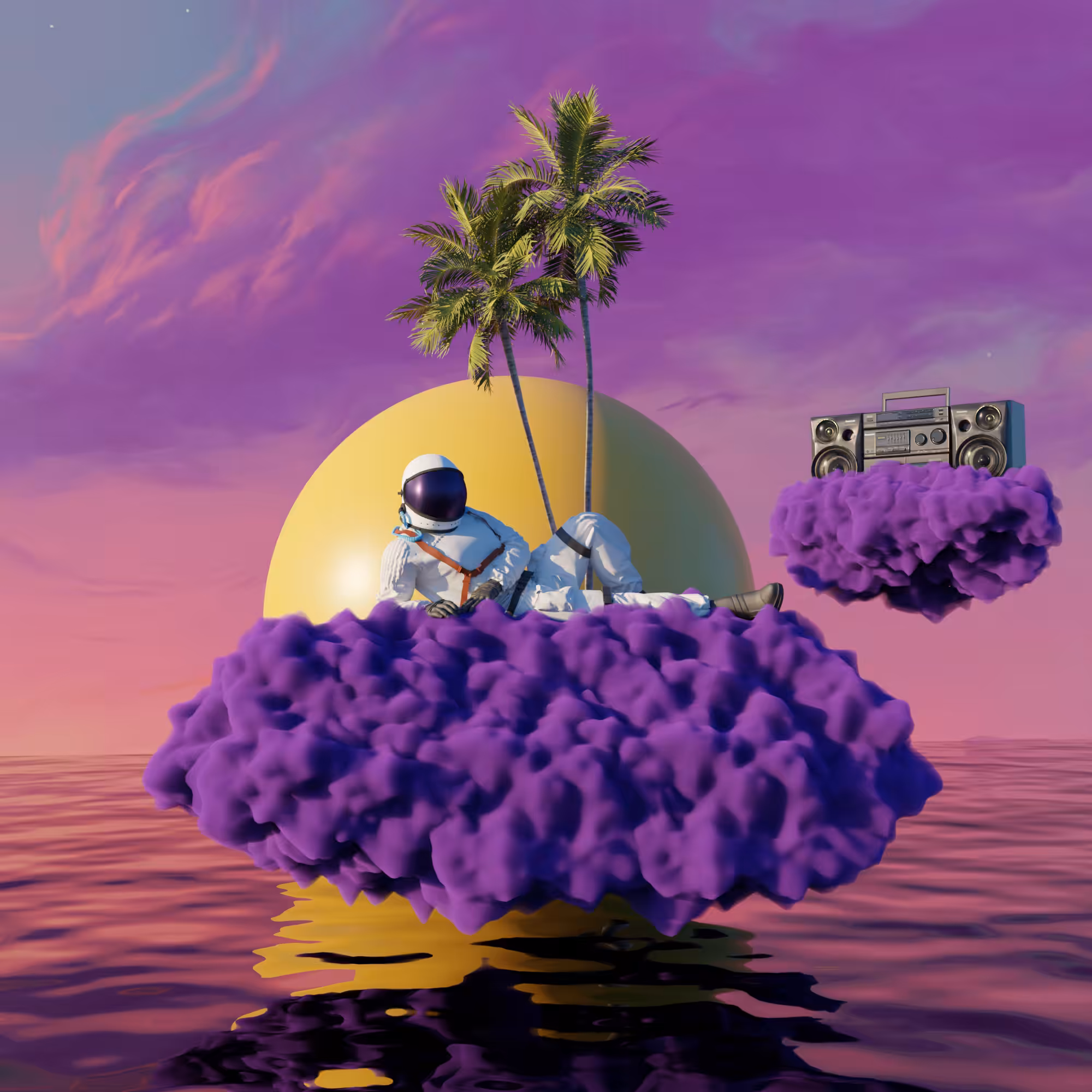 Chilling Astronaut 