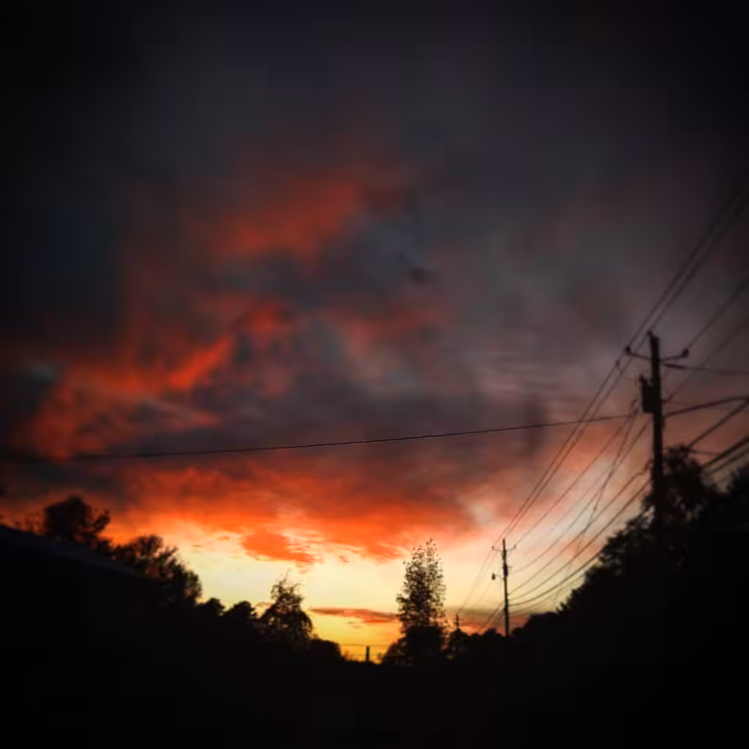 The Sky Aflame