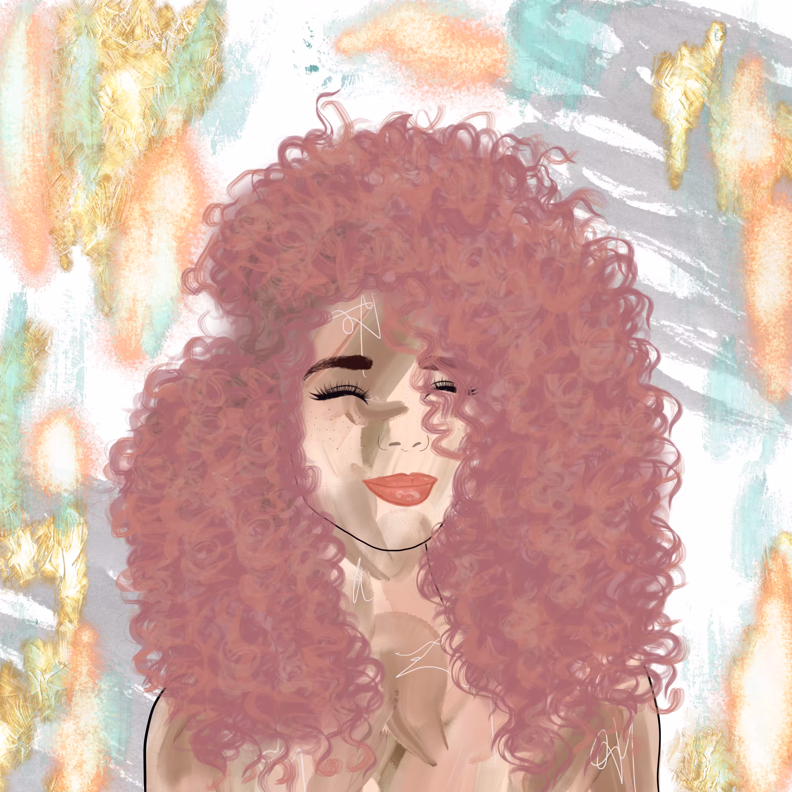 Curly Goddess #035