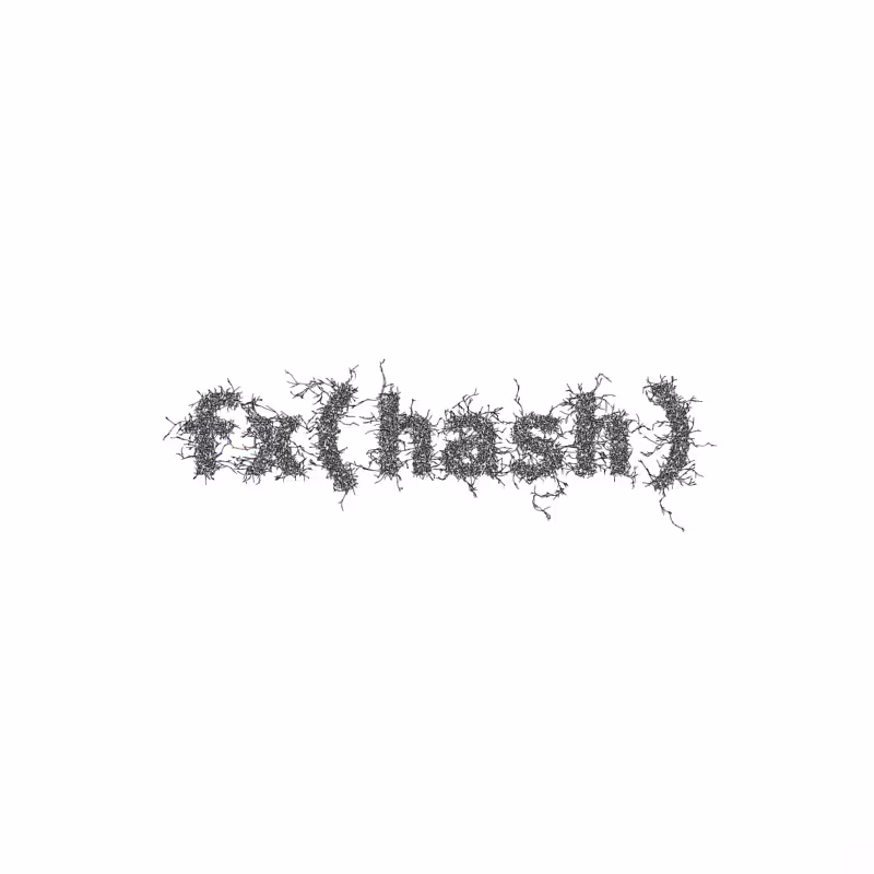 FXHASH Logo with Features #245