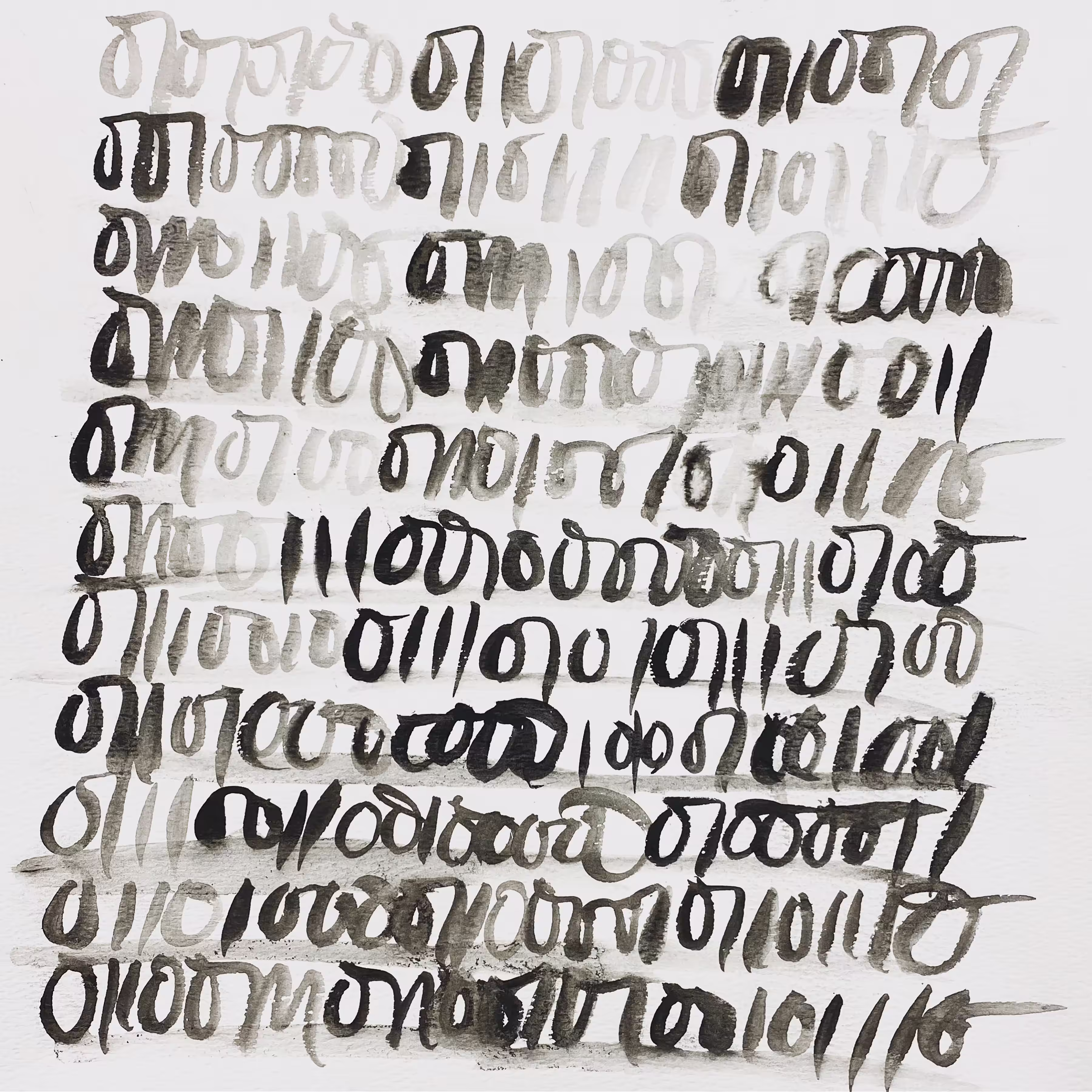 Cursive Binary: The only lasting truth is change. (After Octavia Butler)