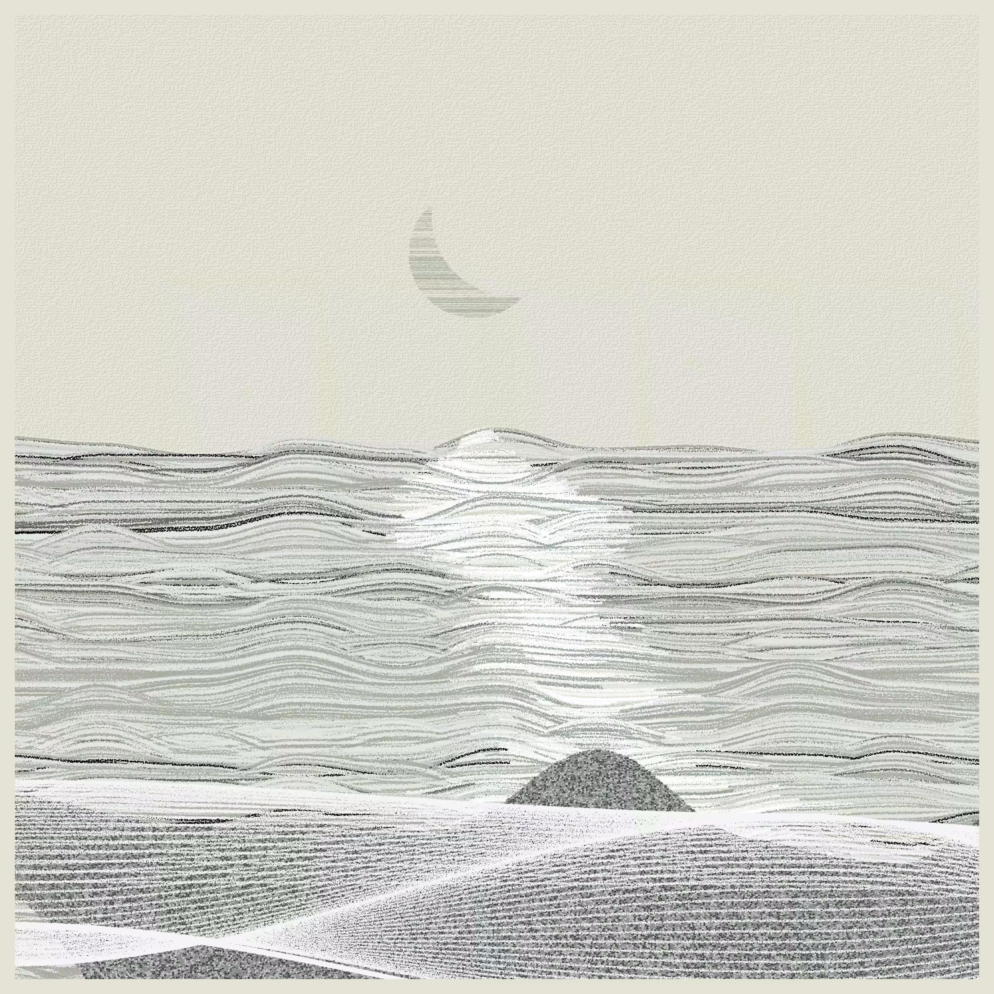 Moonlit Sea #240
