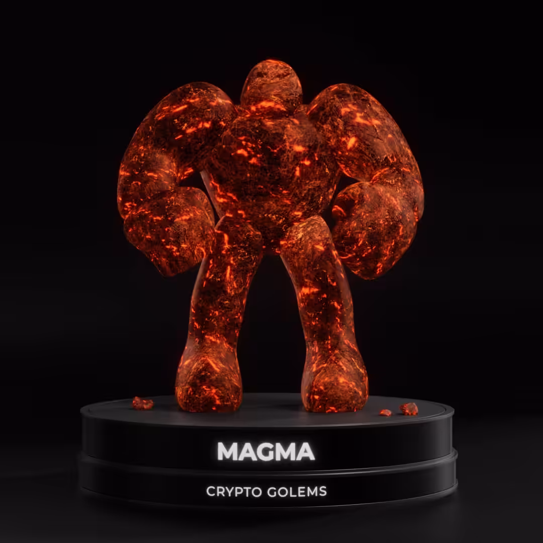 #002 Magma Golem