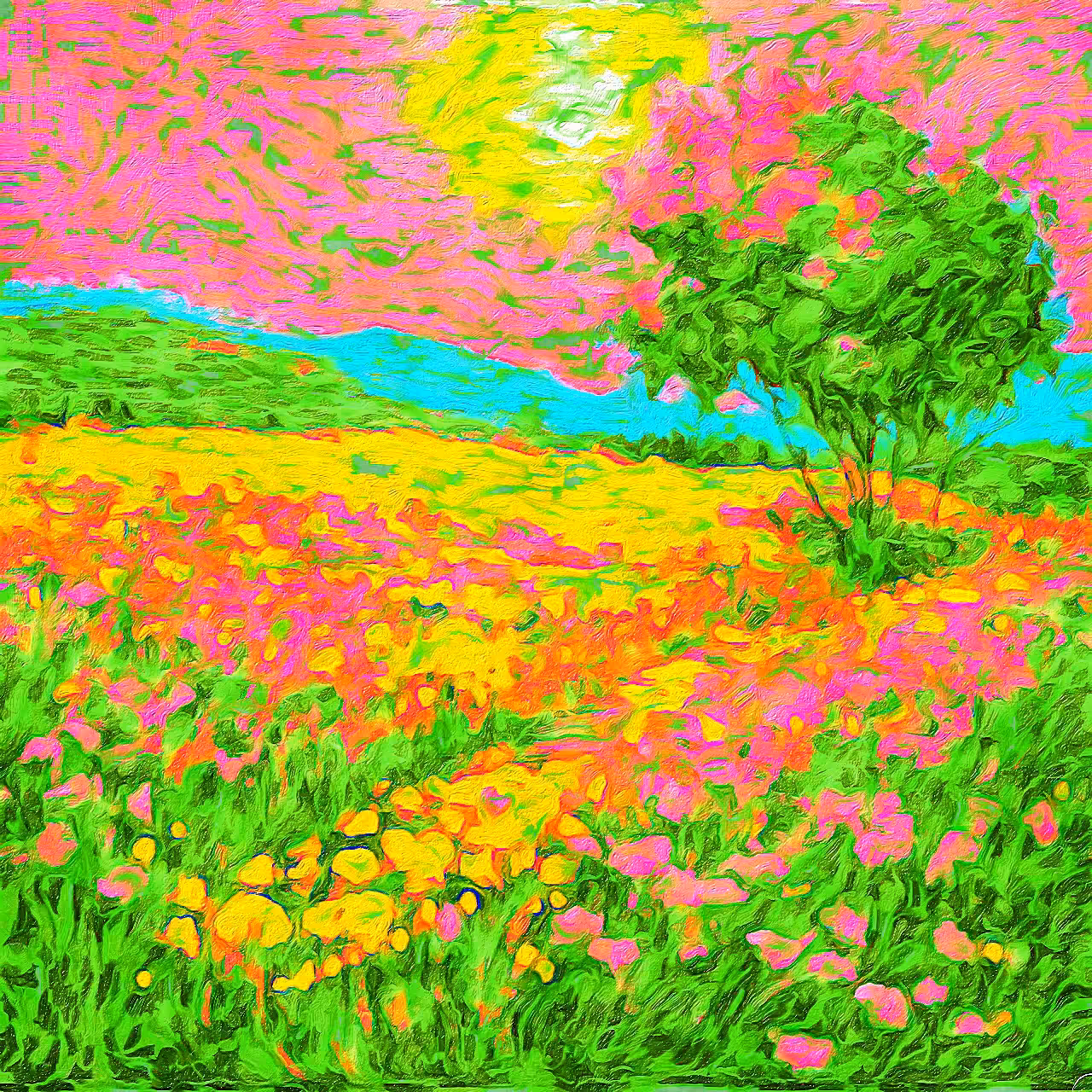 Spring sun