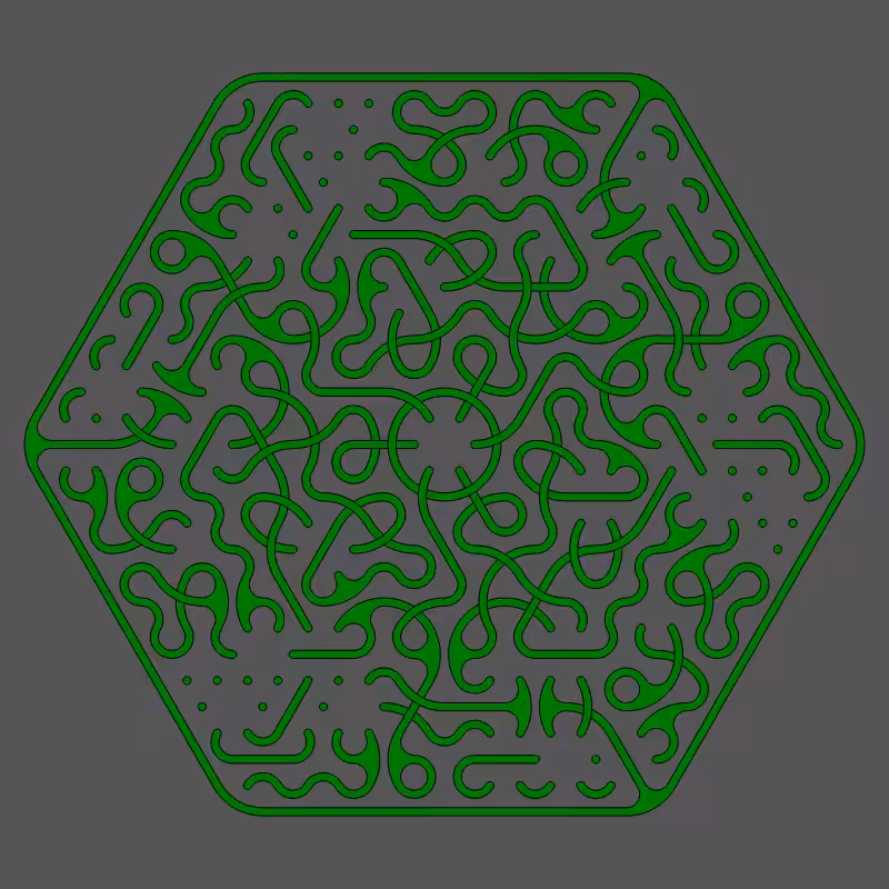 Threefold Symmetry - Dark Variations #27