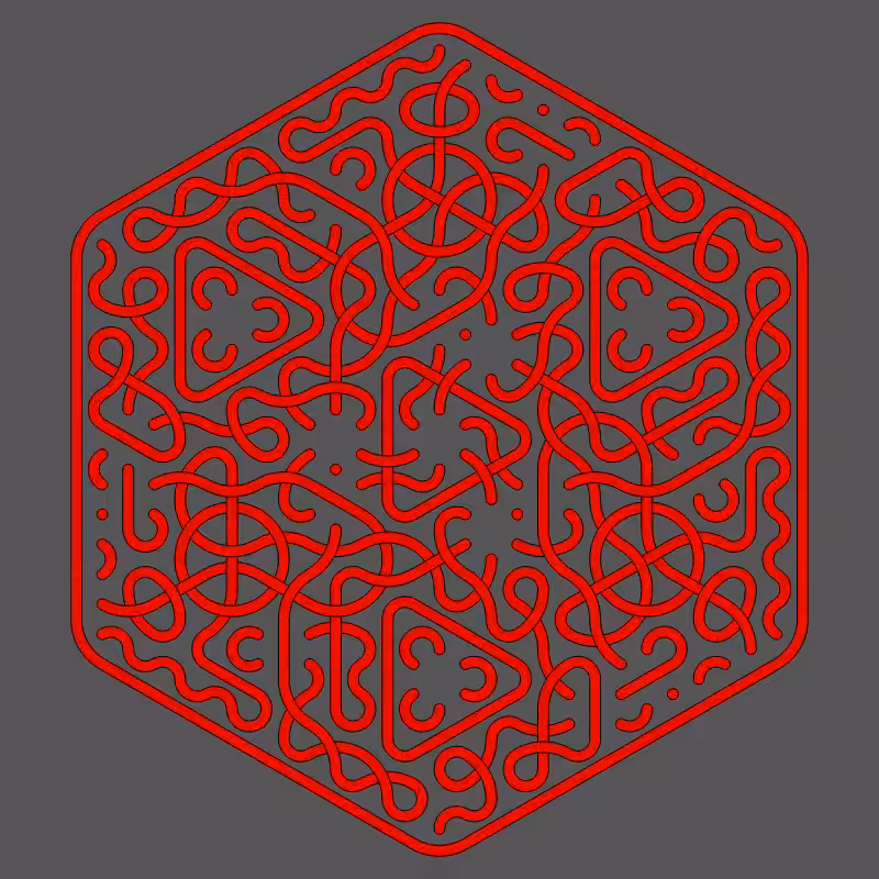 Threefold Symmetry - Dark Variations #46
