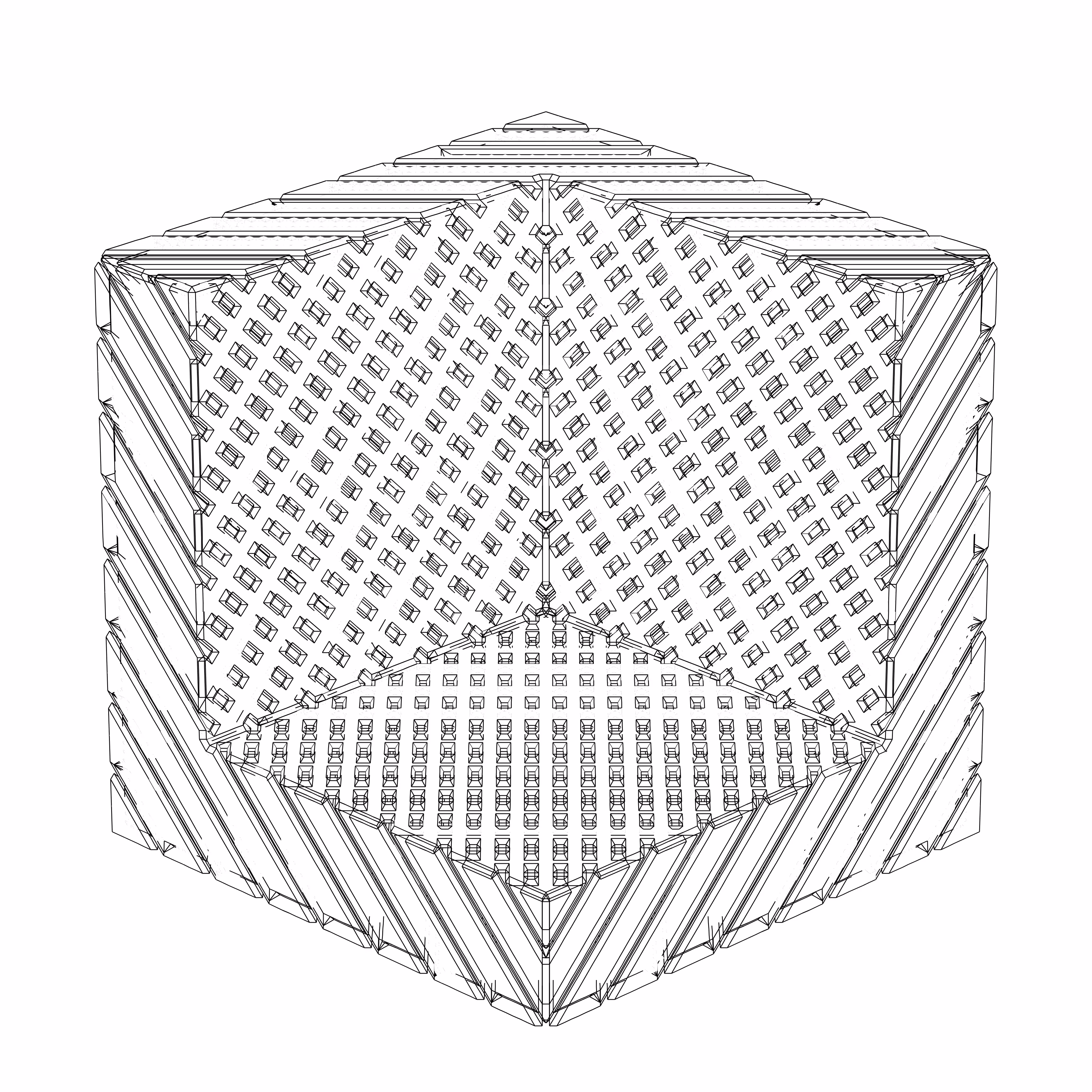 LL21 Alien Art Cube #982