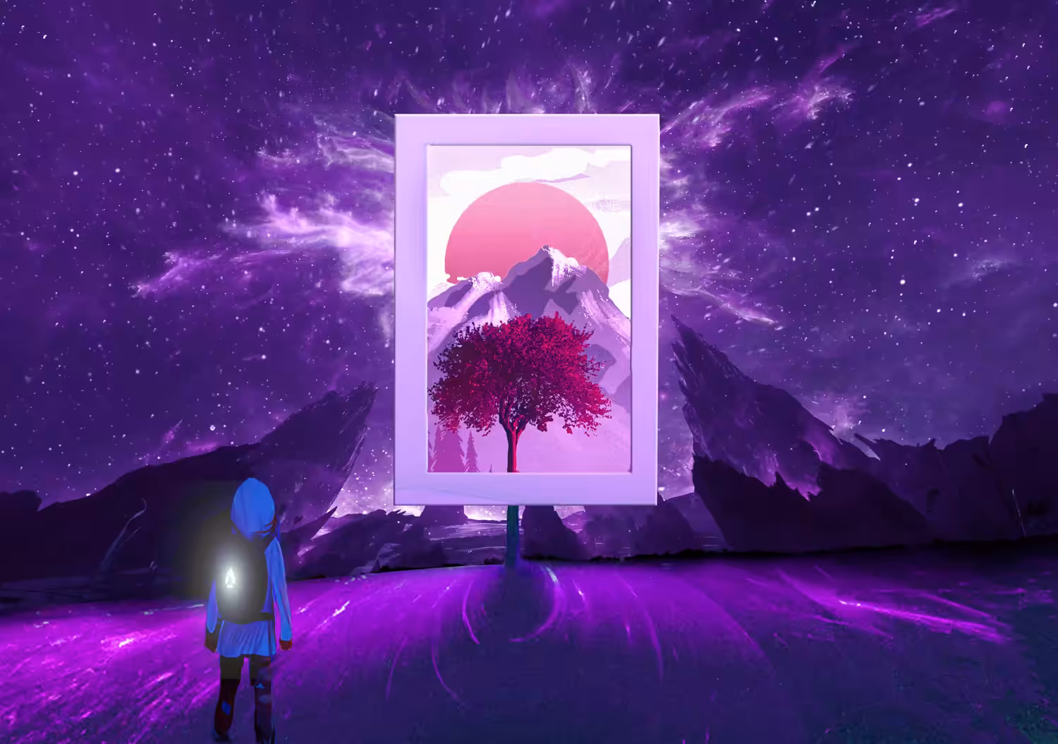 A Purple Planet